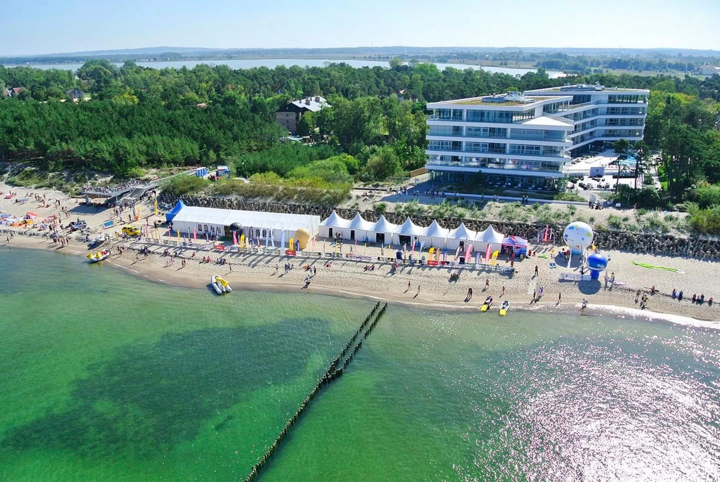 Property building, Bird's-eye View in Dune Resort Mielno - A