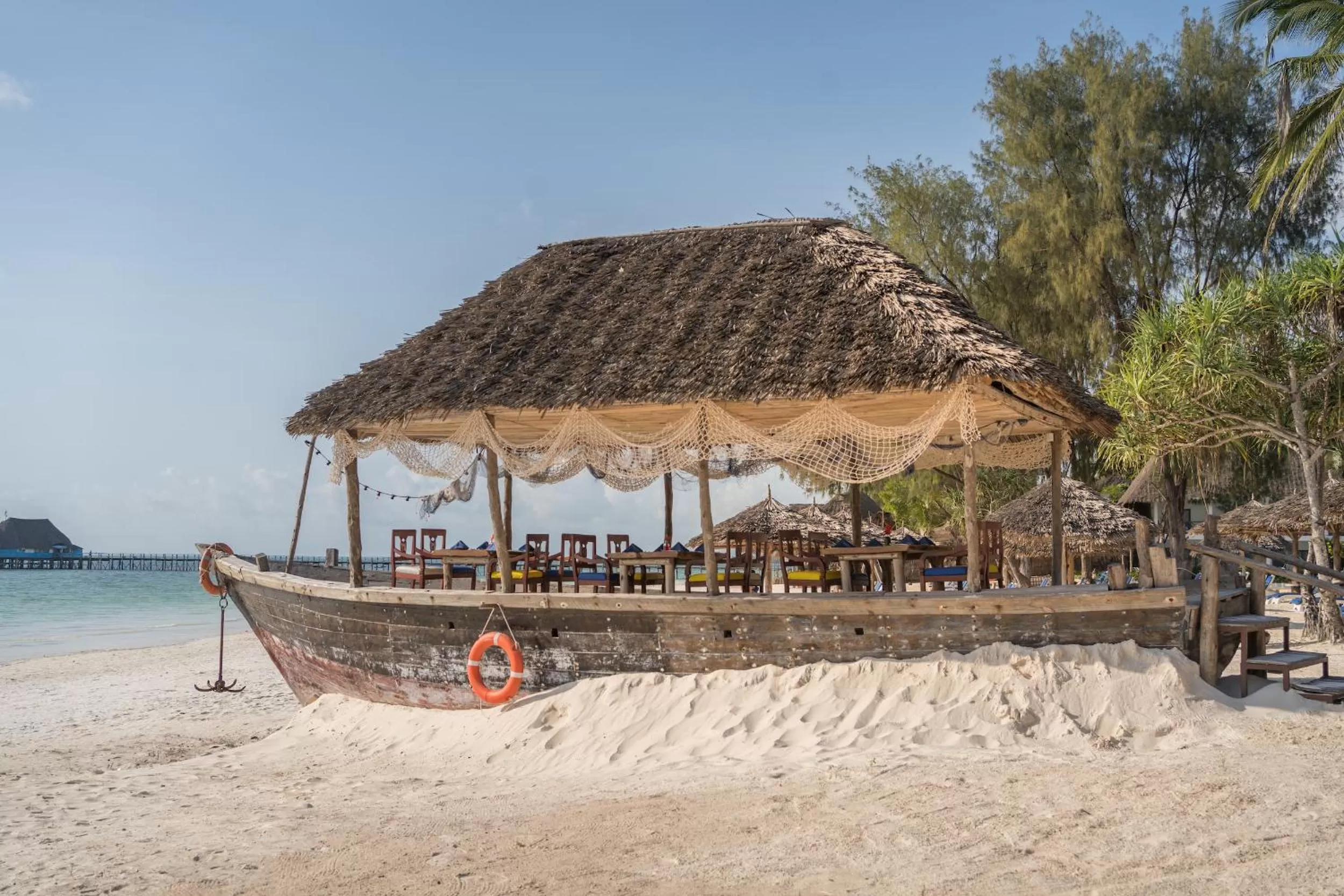 Dining area in Kiwengwa Beach Resort