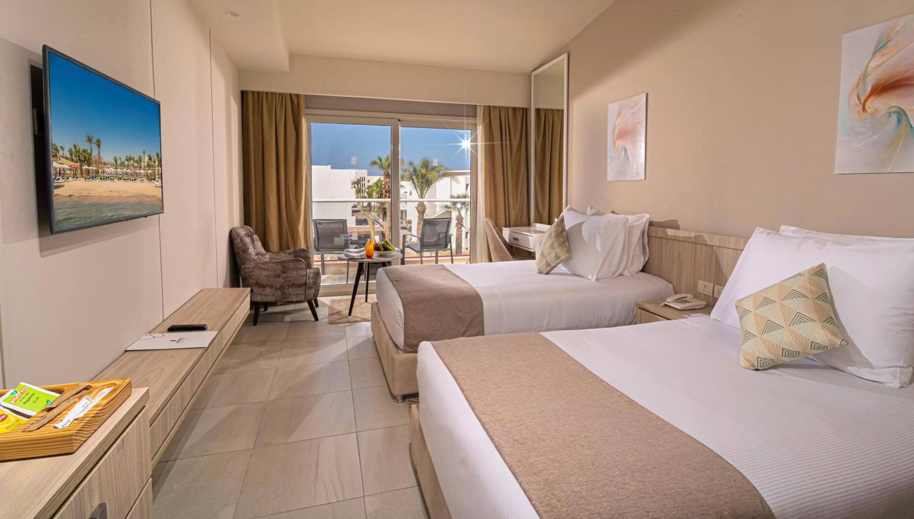 Photo of the whole room, Bed in Amarina Abu Soma Resort & Aquapark