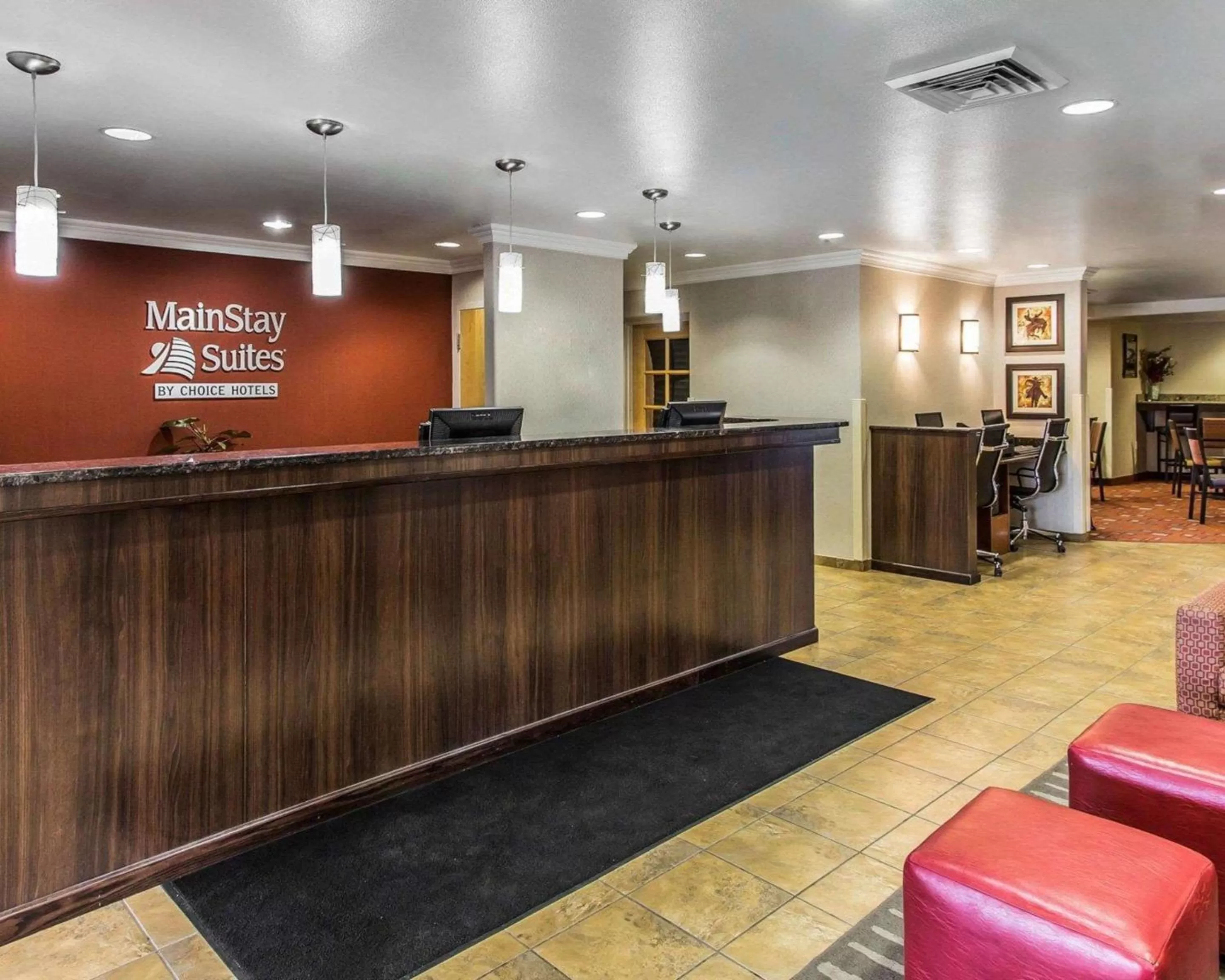 Lobby or reception in MainStay Suites Casper