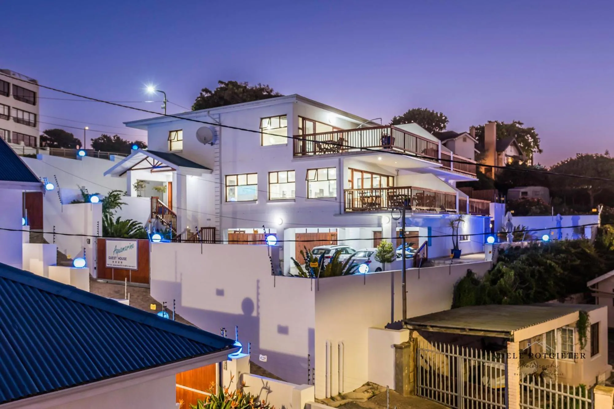 Property building in Aquamarine Guest House