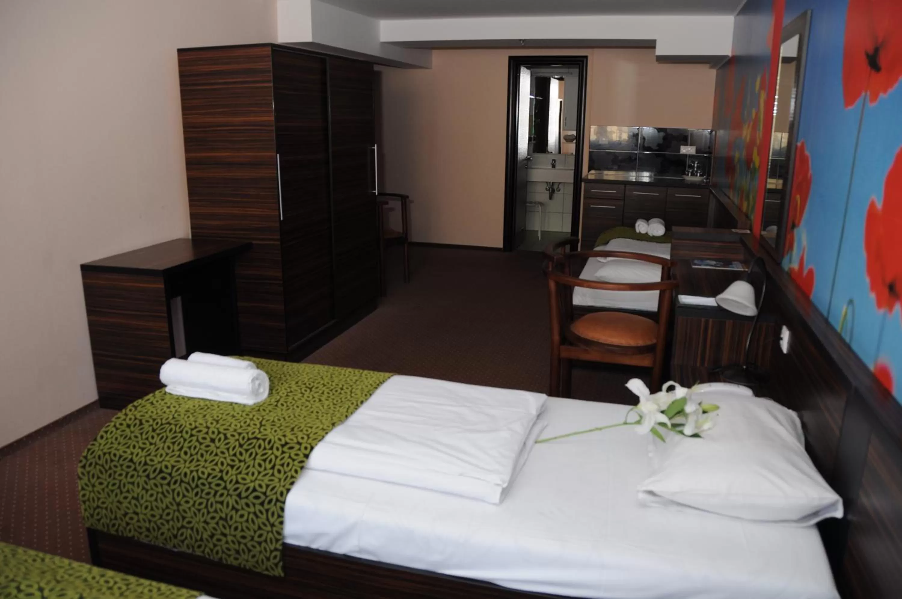 Bedroom, Bed in Green Hotel Budapest