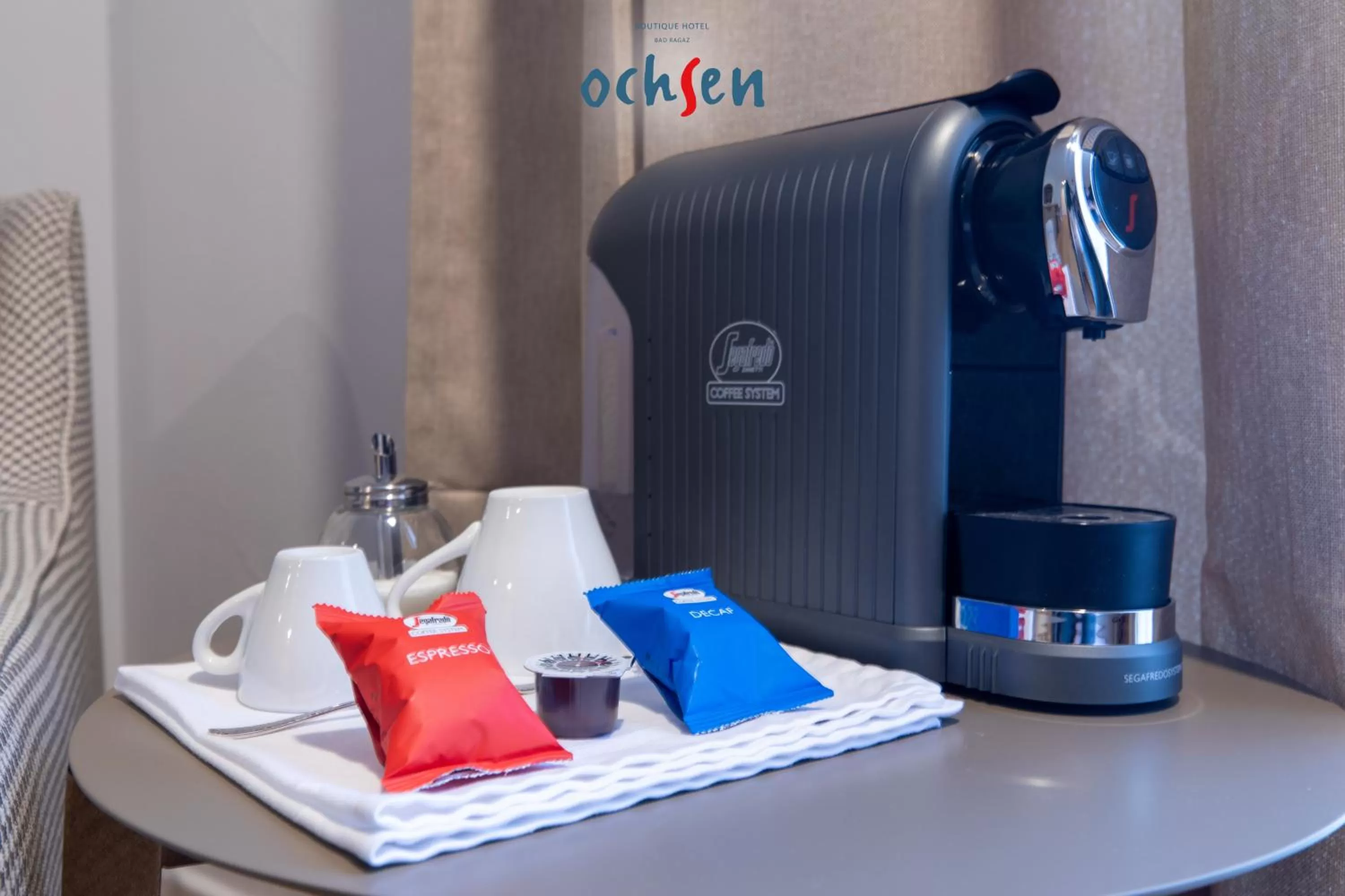 Coffee/tea facilities in Boutique Hotel OchSen Self-Check-In