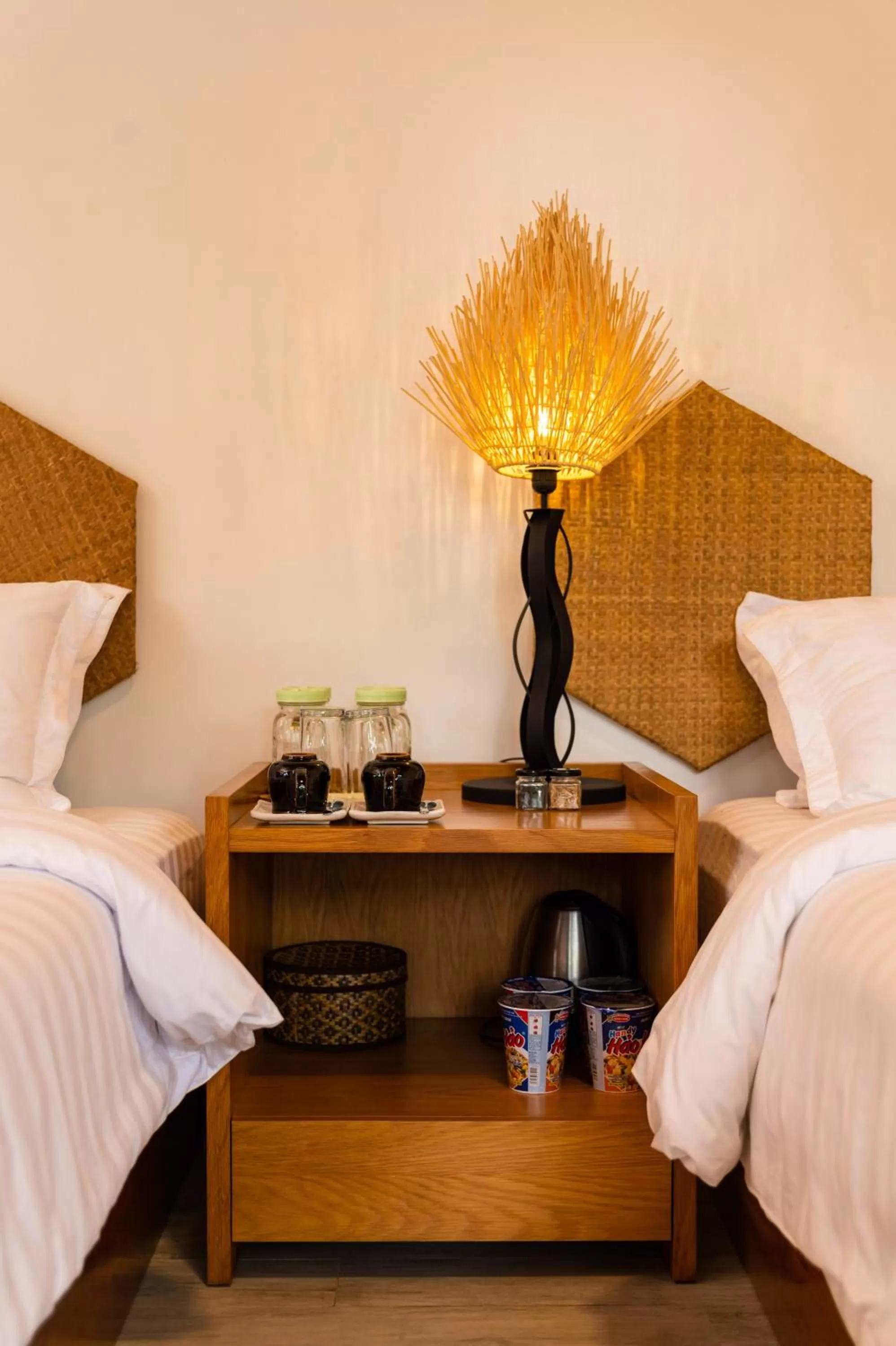 Bed in Binh Minh Eco Lodge