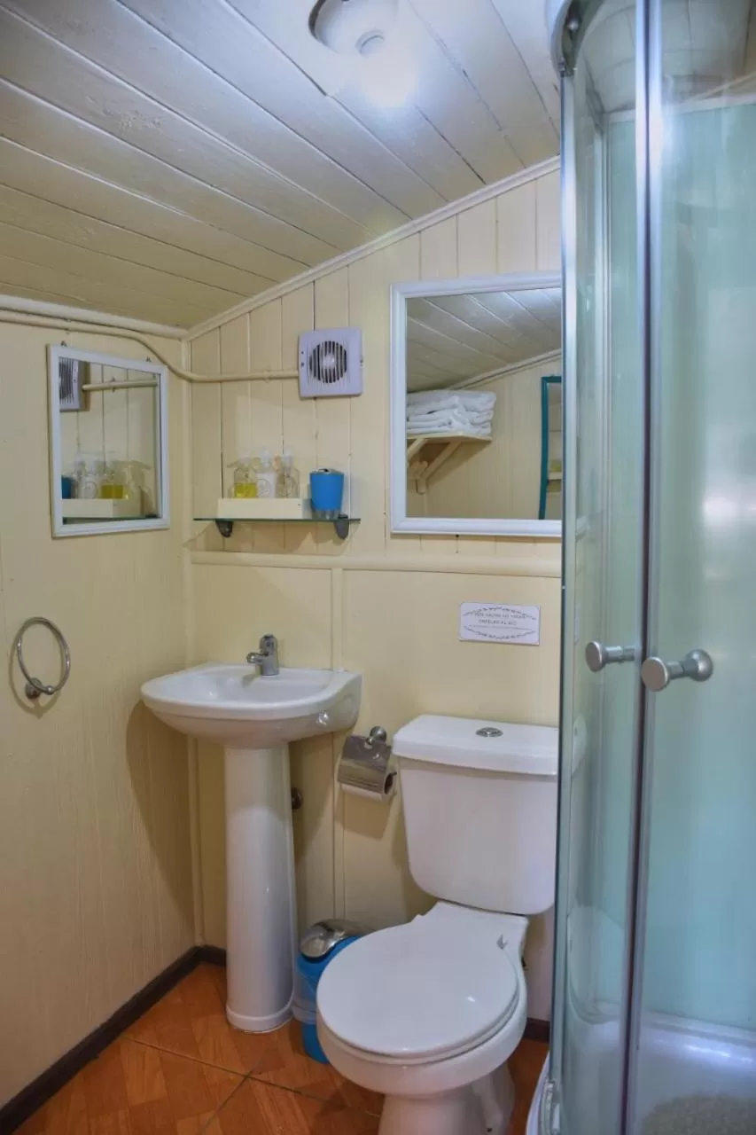 Bathroom in Hostal Triwe