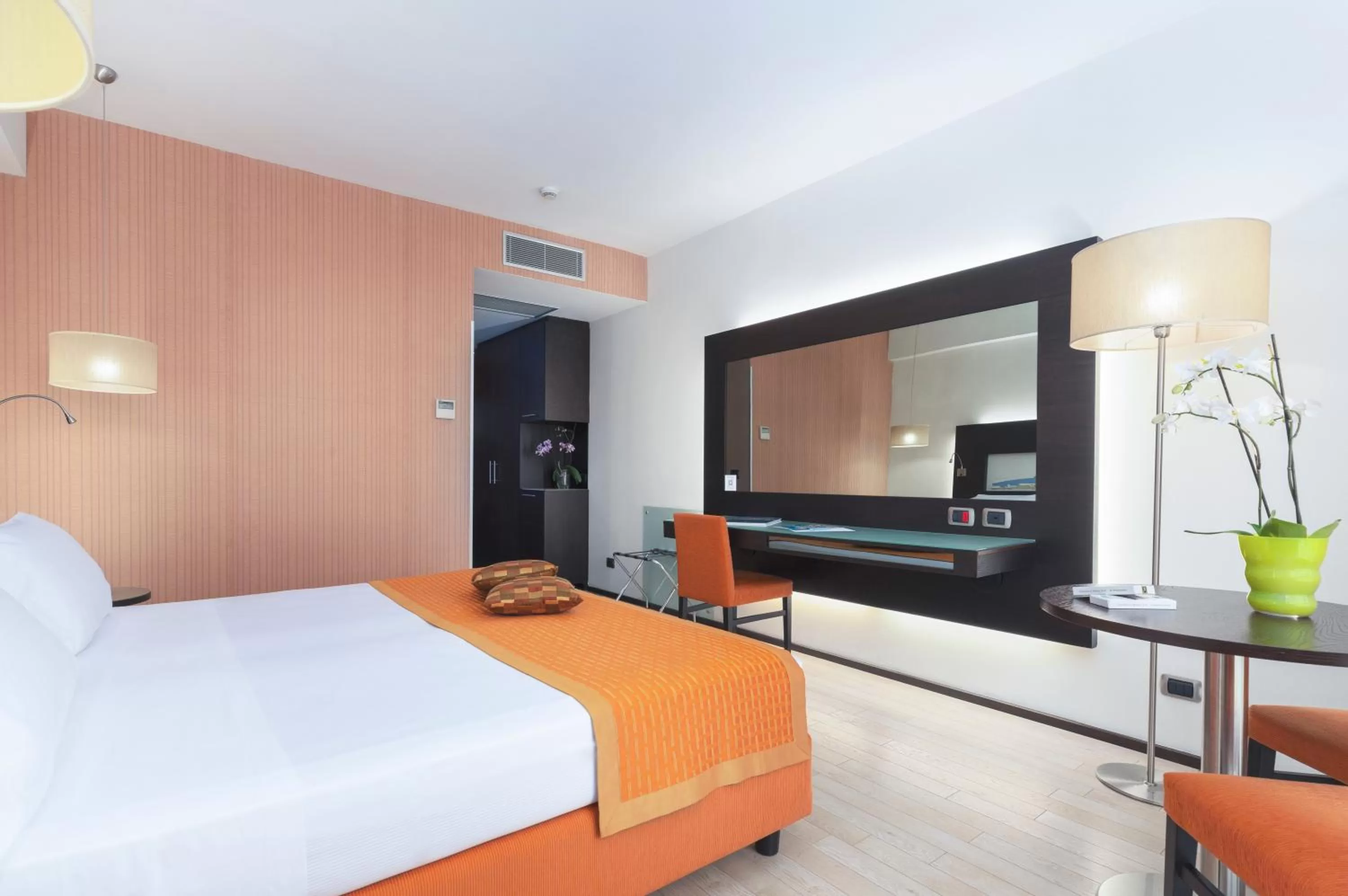 Bed in Hotel Mercure Siracusa