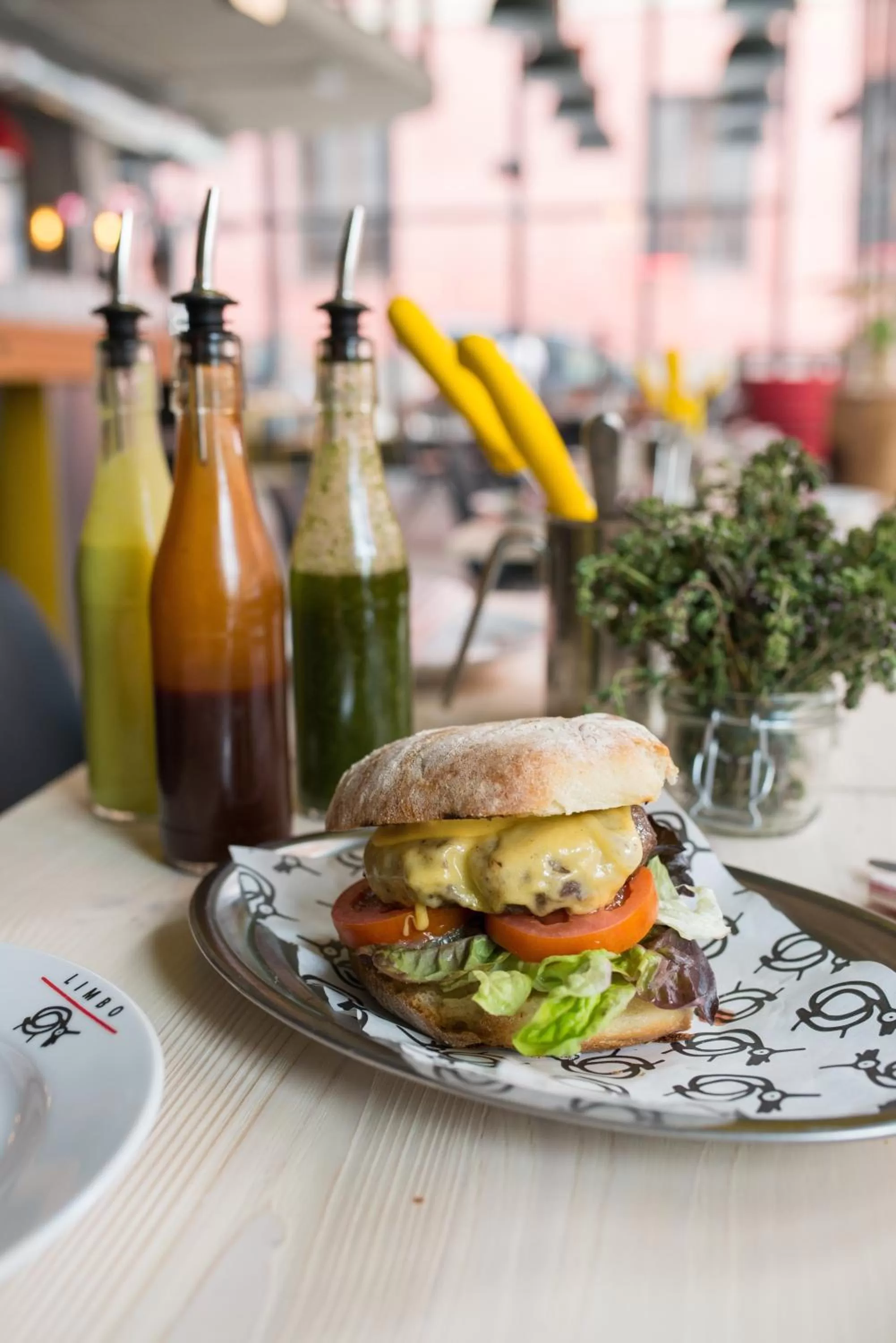 Food close-up in Bastardo Hostel