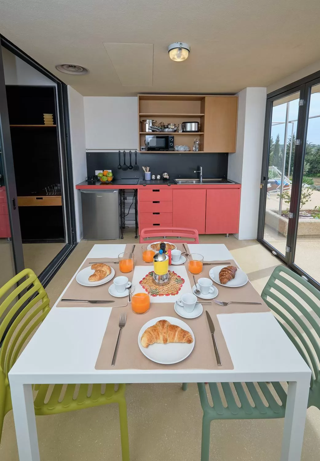 Kitchen or kitchenette in Petrantica Resort