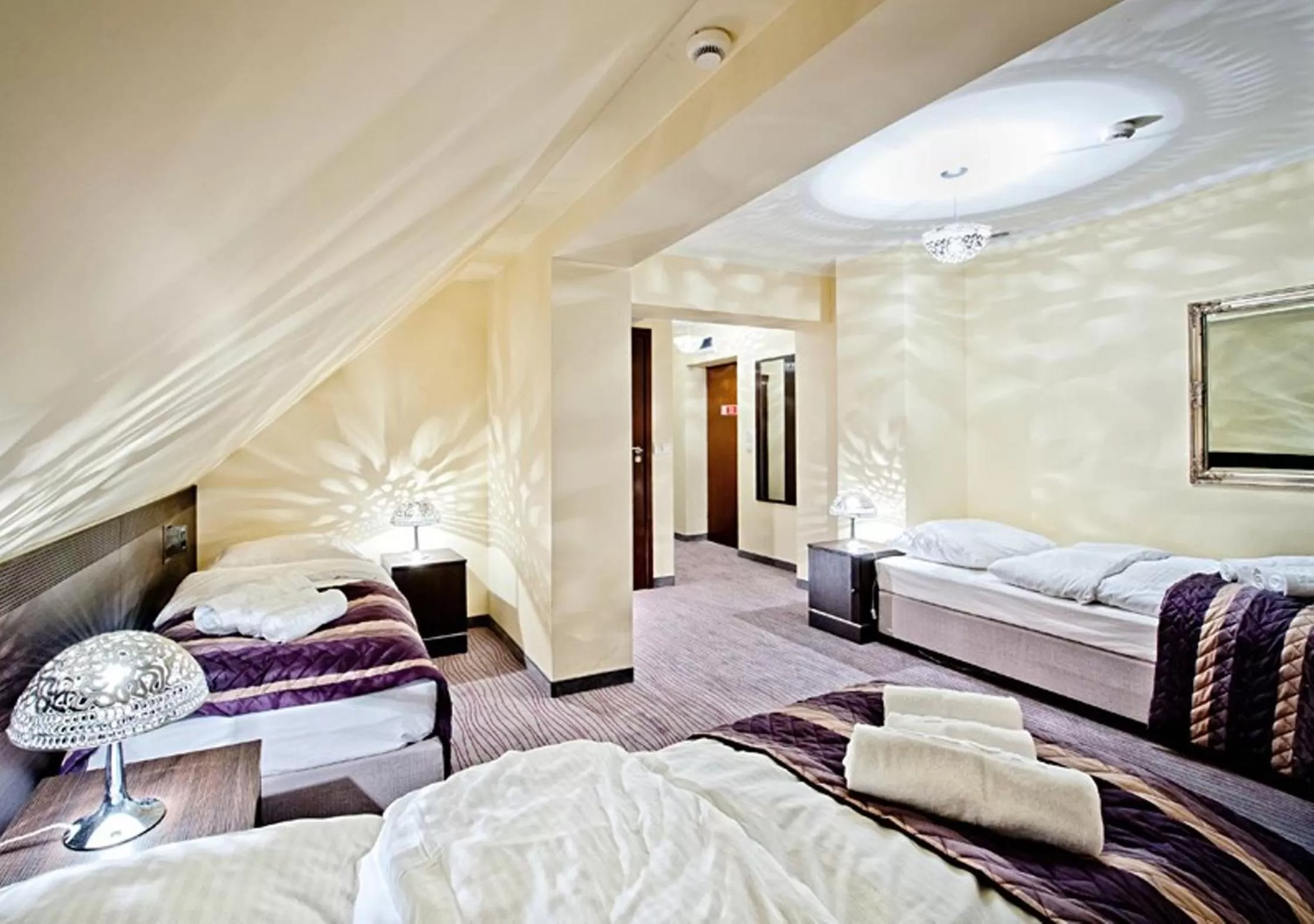 Bed in Hotel Willa Adriana