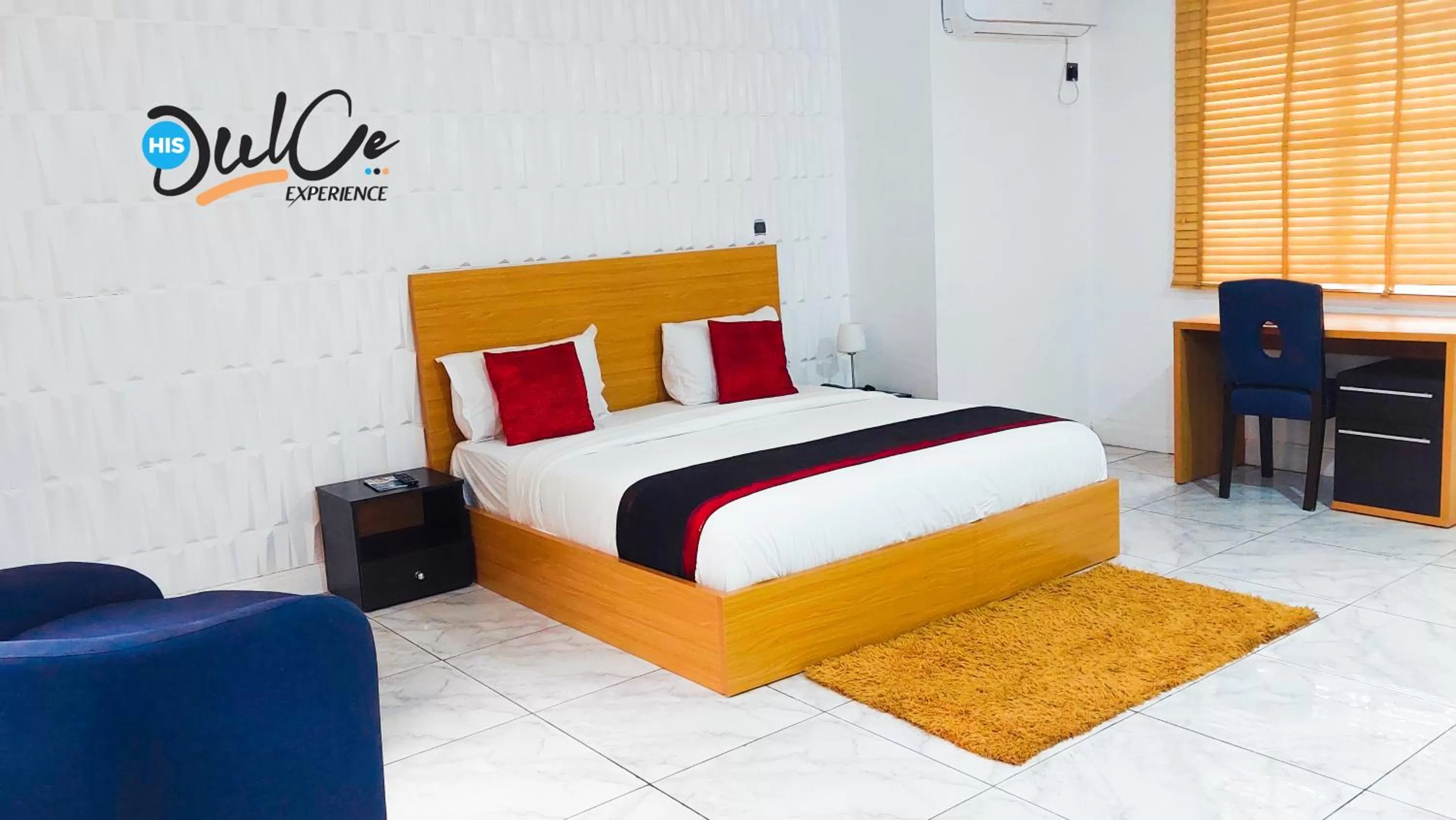 Bed in HIS Dulce Apartments