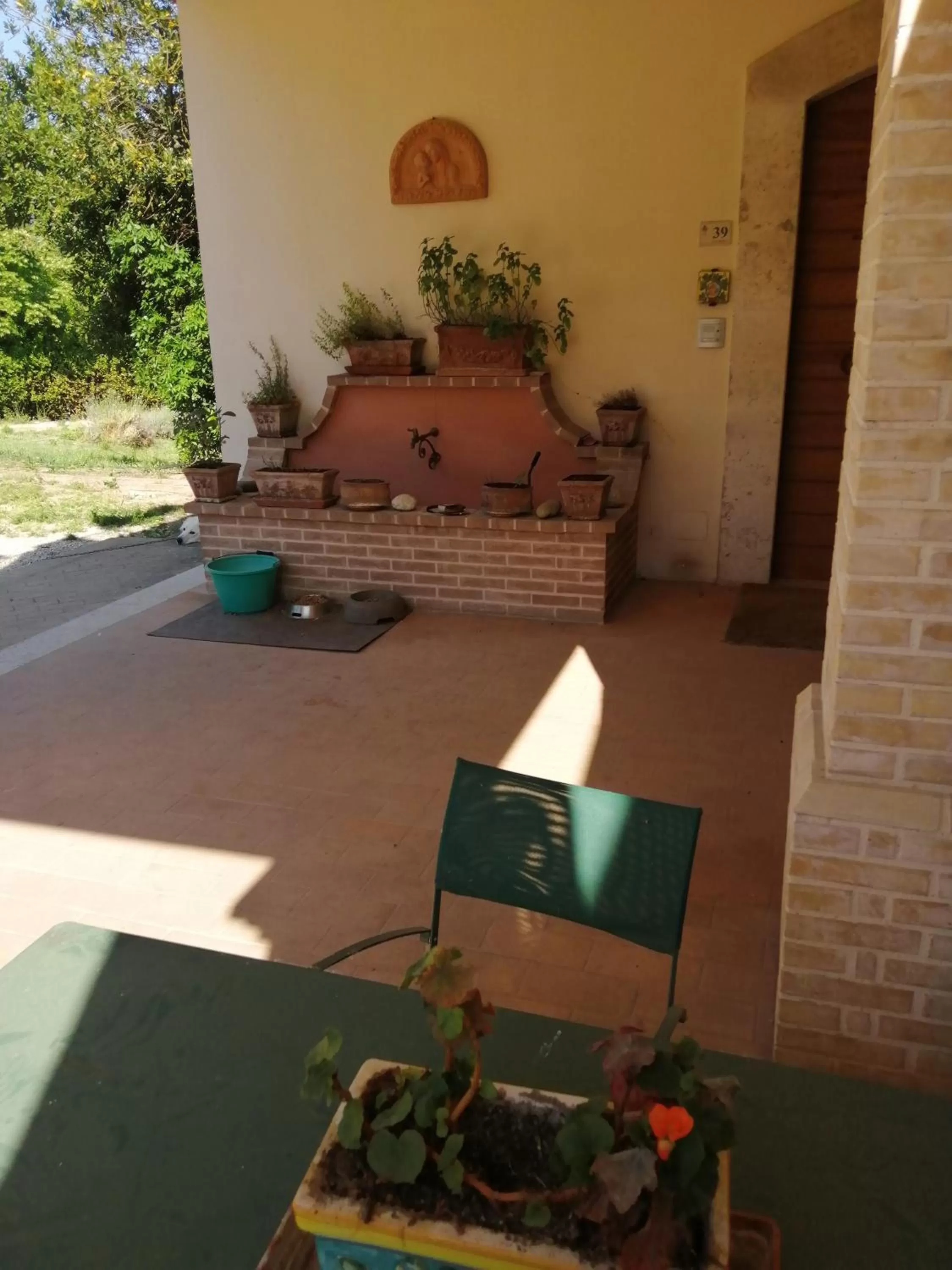 Patio in La Casetta del Cantiniere