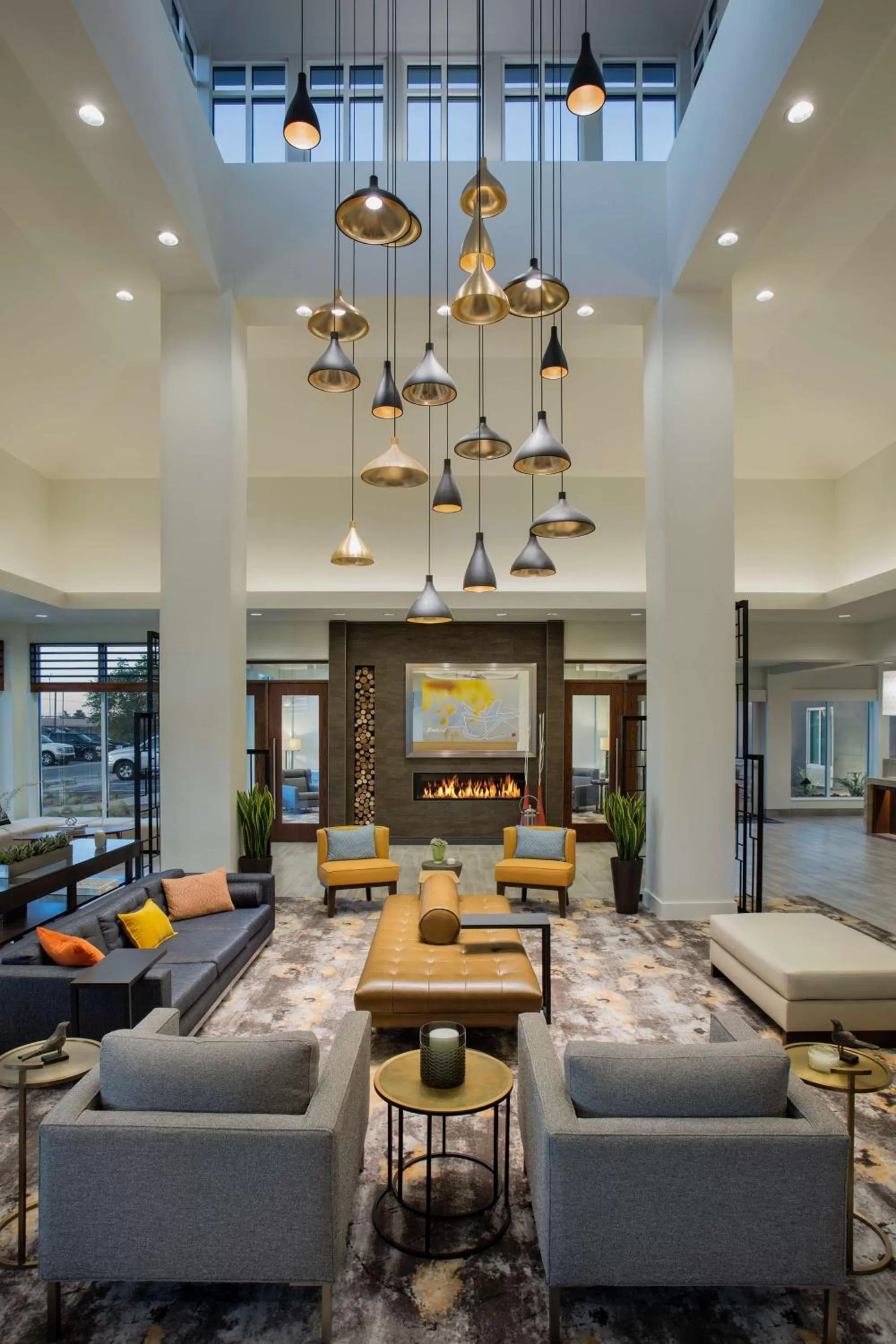 Lobby or reception in Hilton Garden Inn Lubbock
