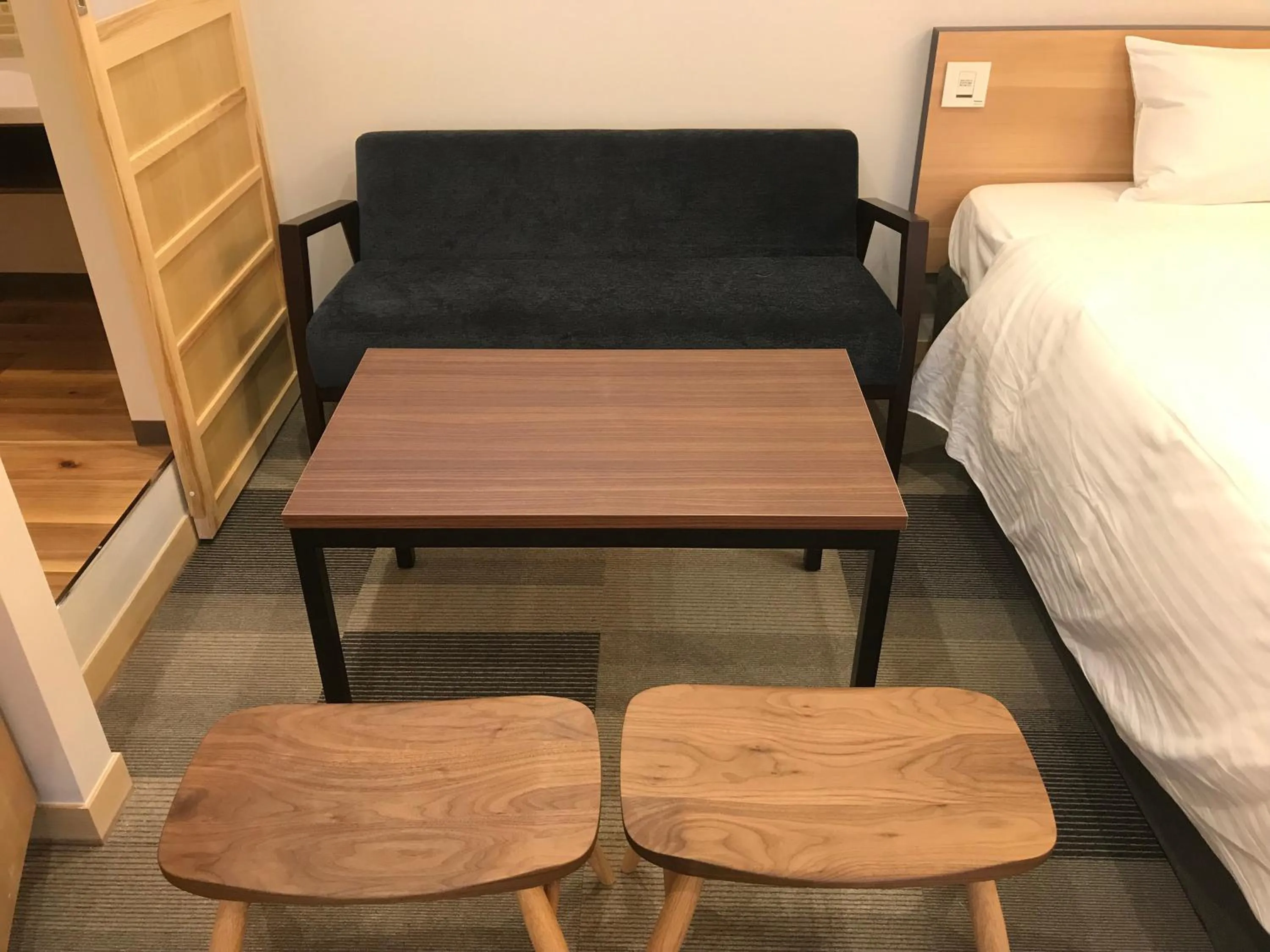 Decorative detail, Bed in Hotel Yururito Osaka