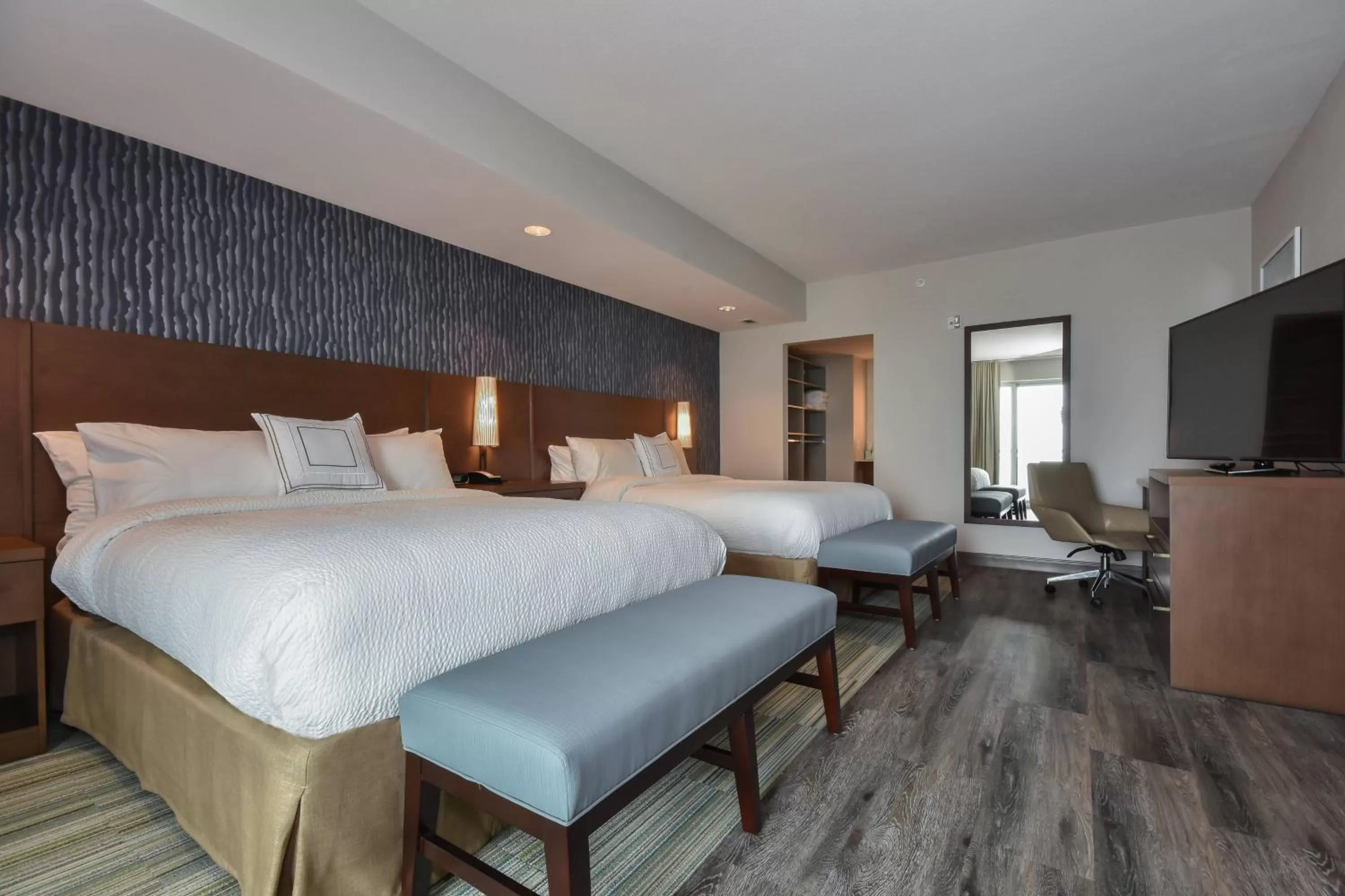Bedroom, Bed in Residence Inn by Marriott Myrtle Beach Oceanfront