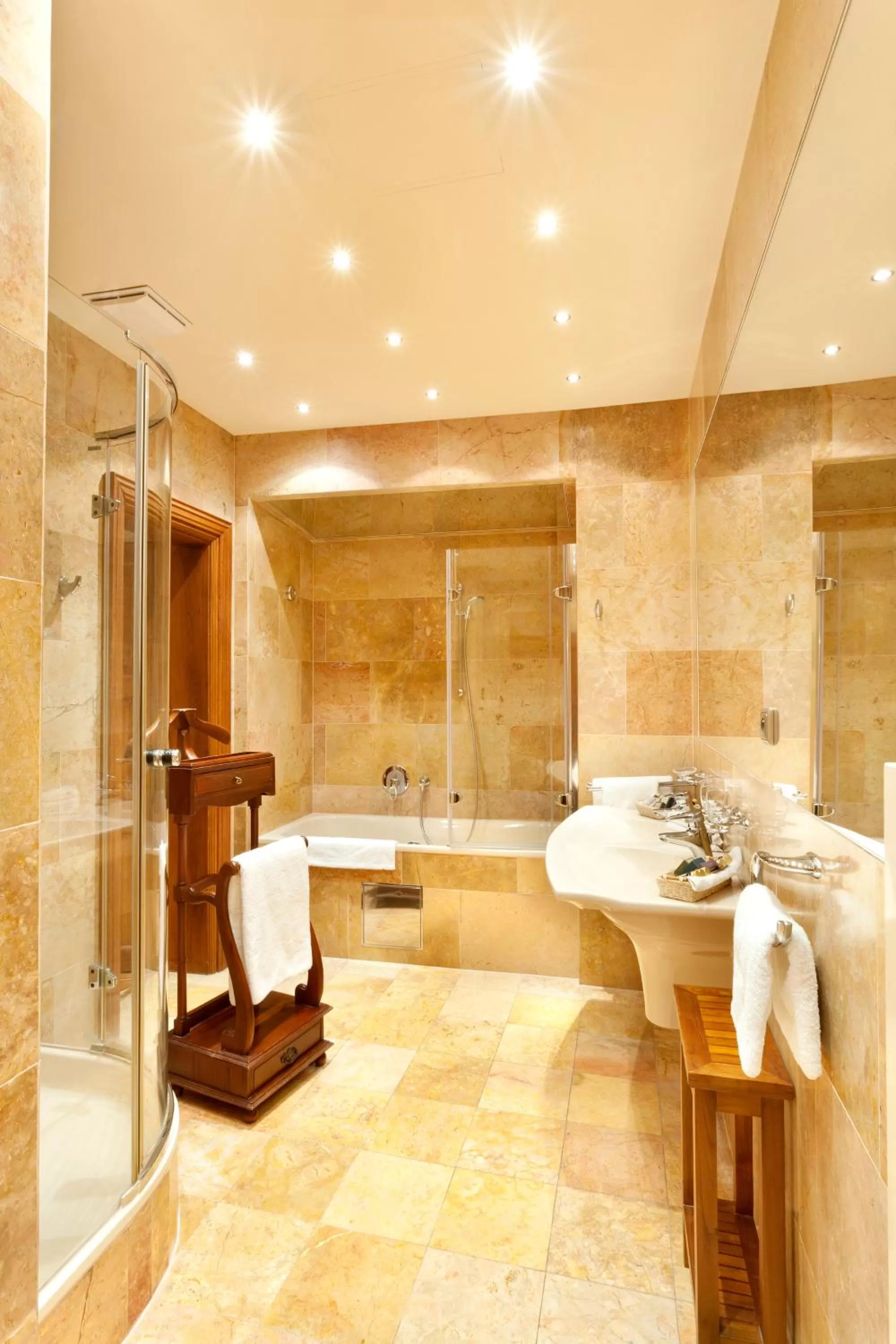 Bathroom in Hotel U Prince Prague by BHG