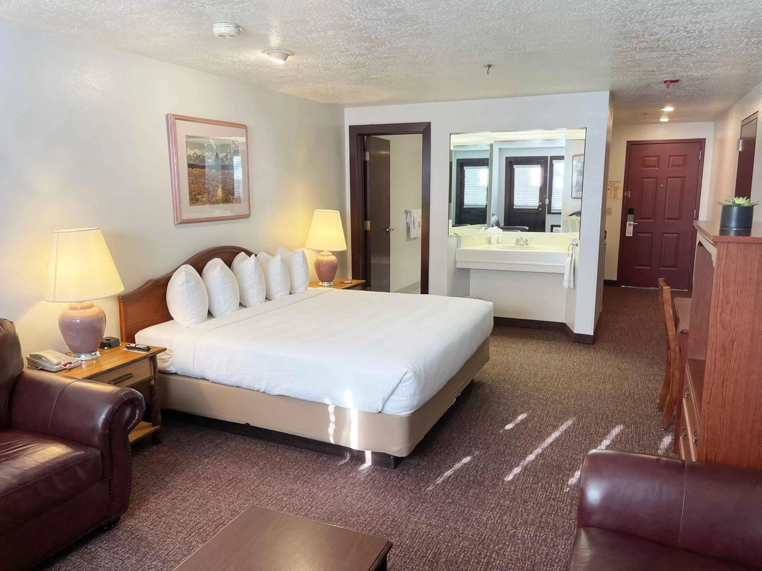 Bed in Ranch Inn Jackson Hole