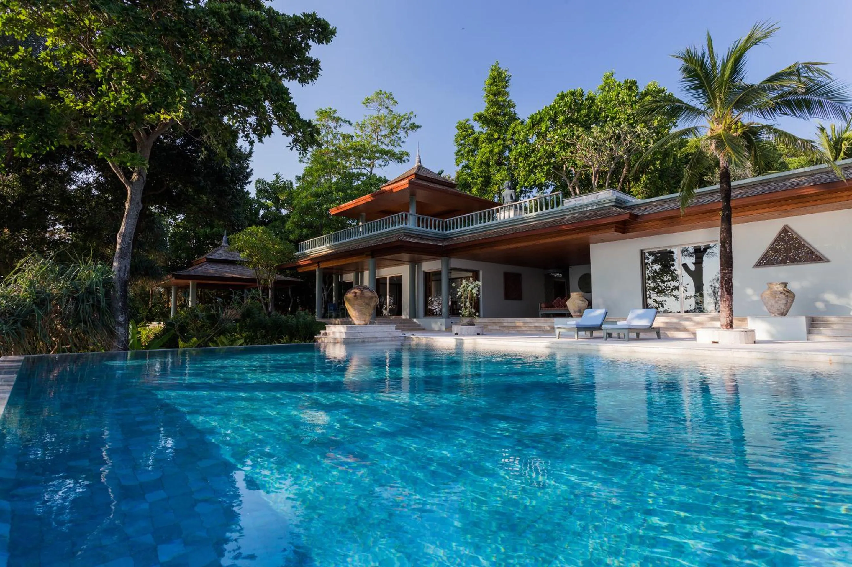 Swimming pool in Trisara Villas & Residences Phuket