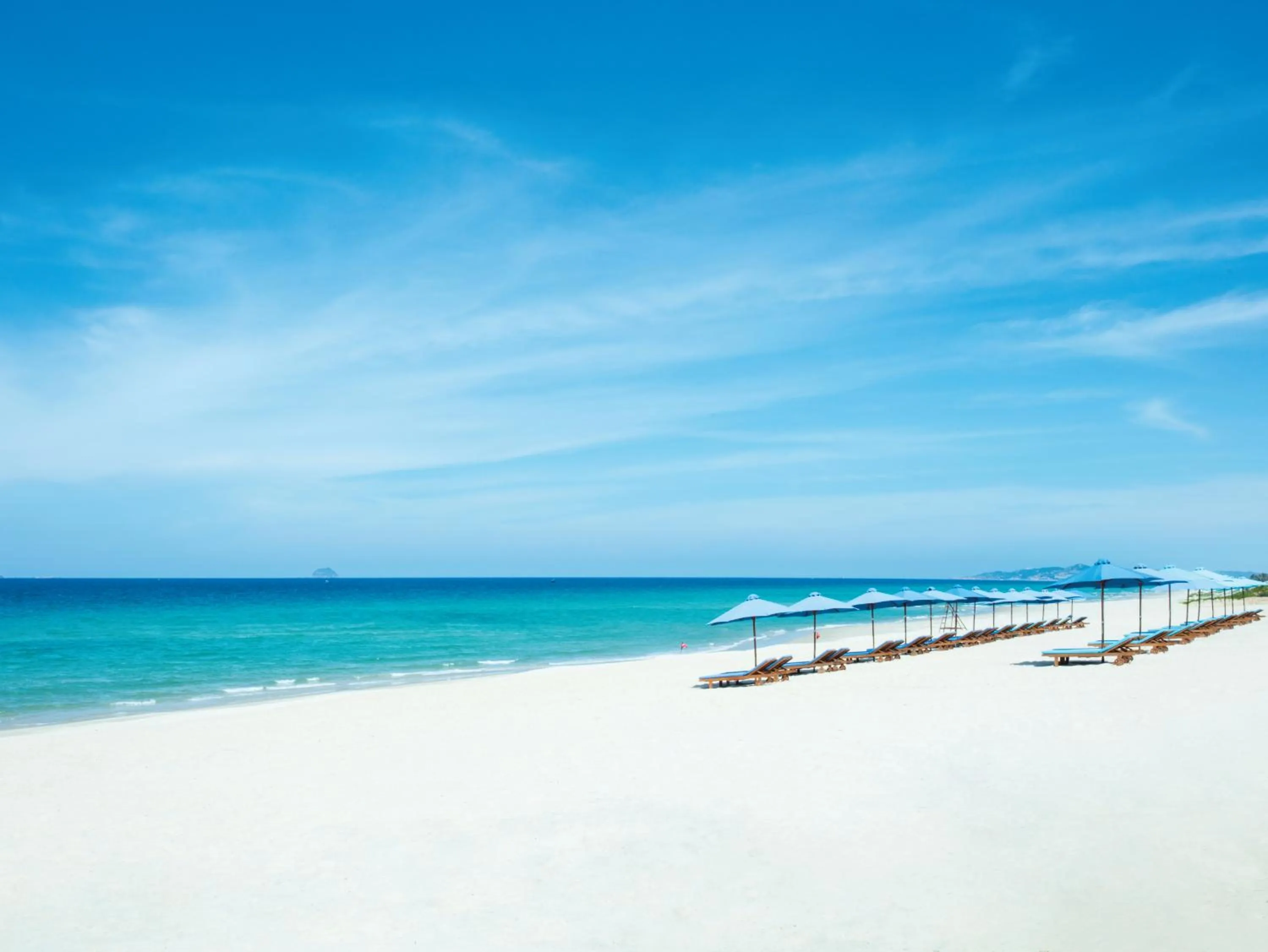 Beach in Duyen Ha Resort Cam Ranh