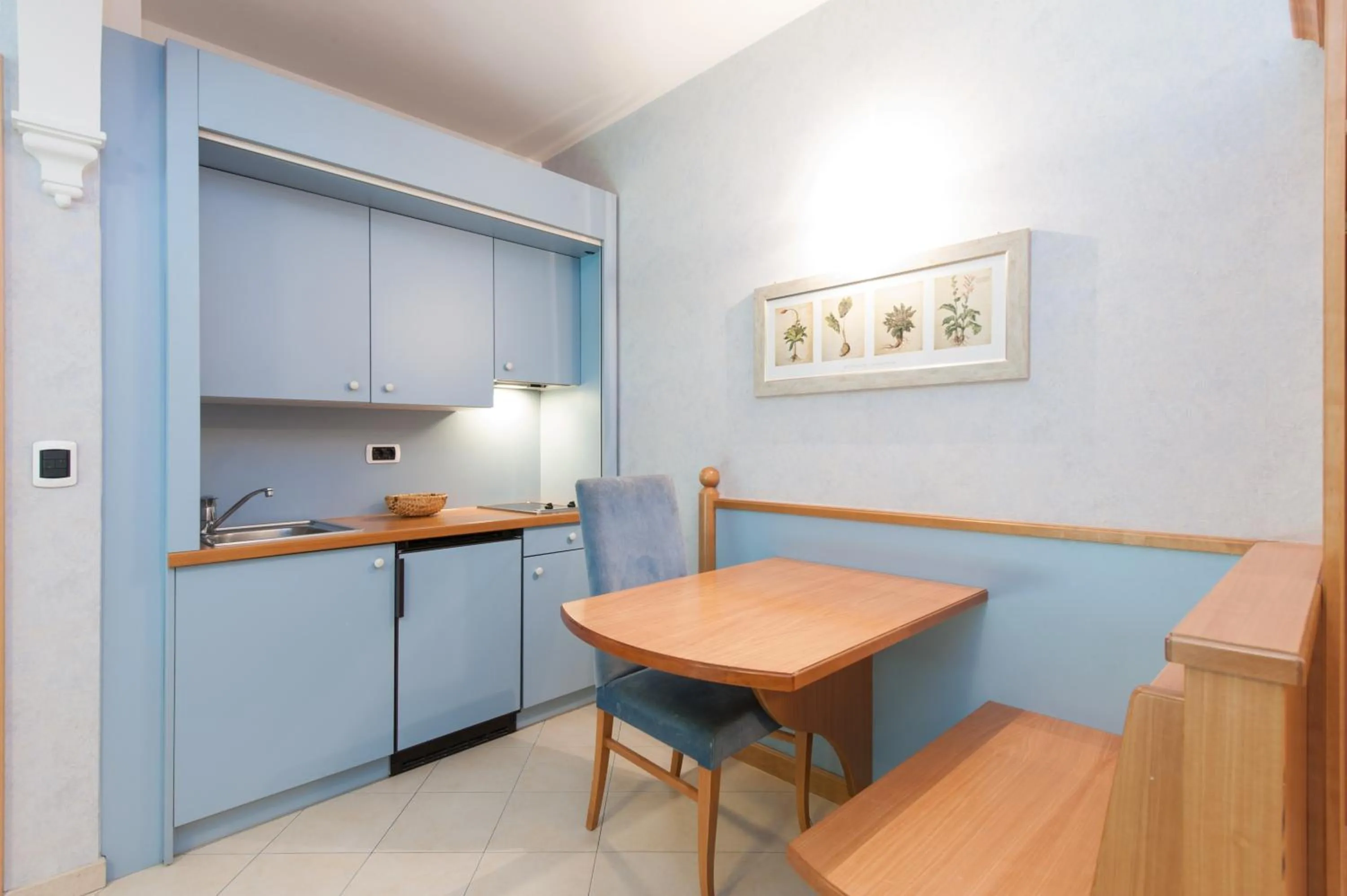 Kitchen or kitchenette in Business Resort Parkhotel Werth