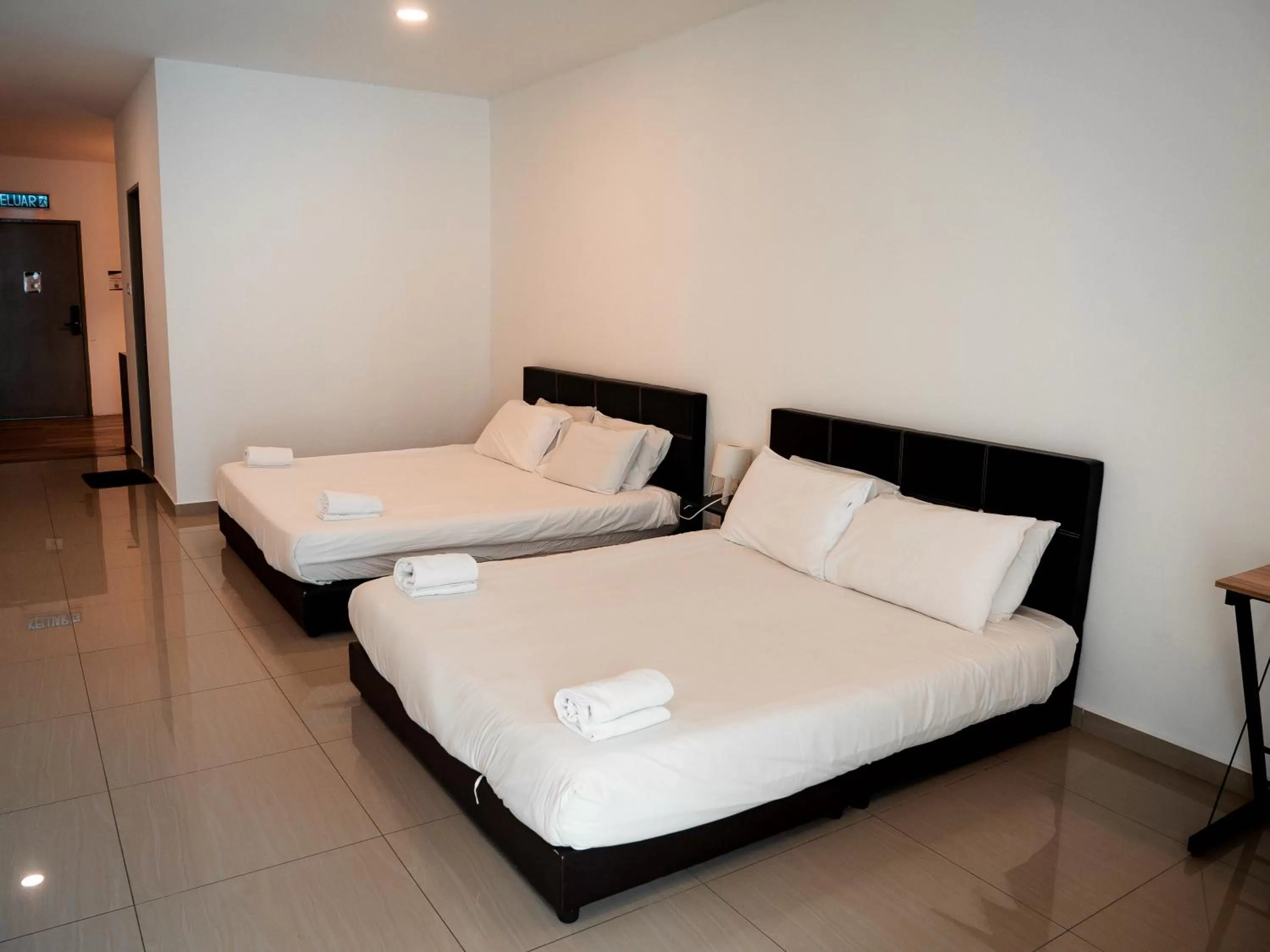 Bed in Bangi Perdana Hotel