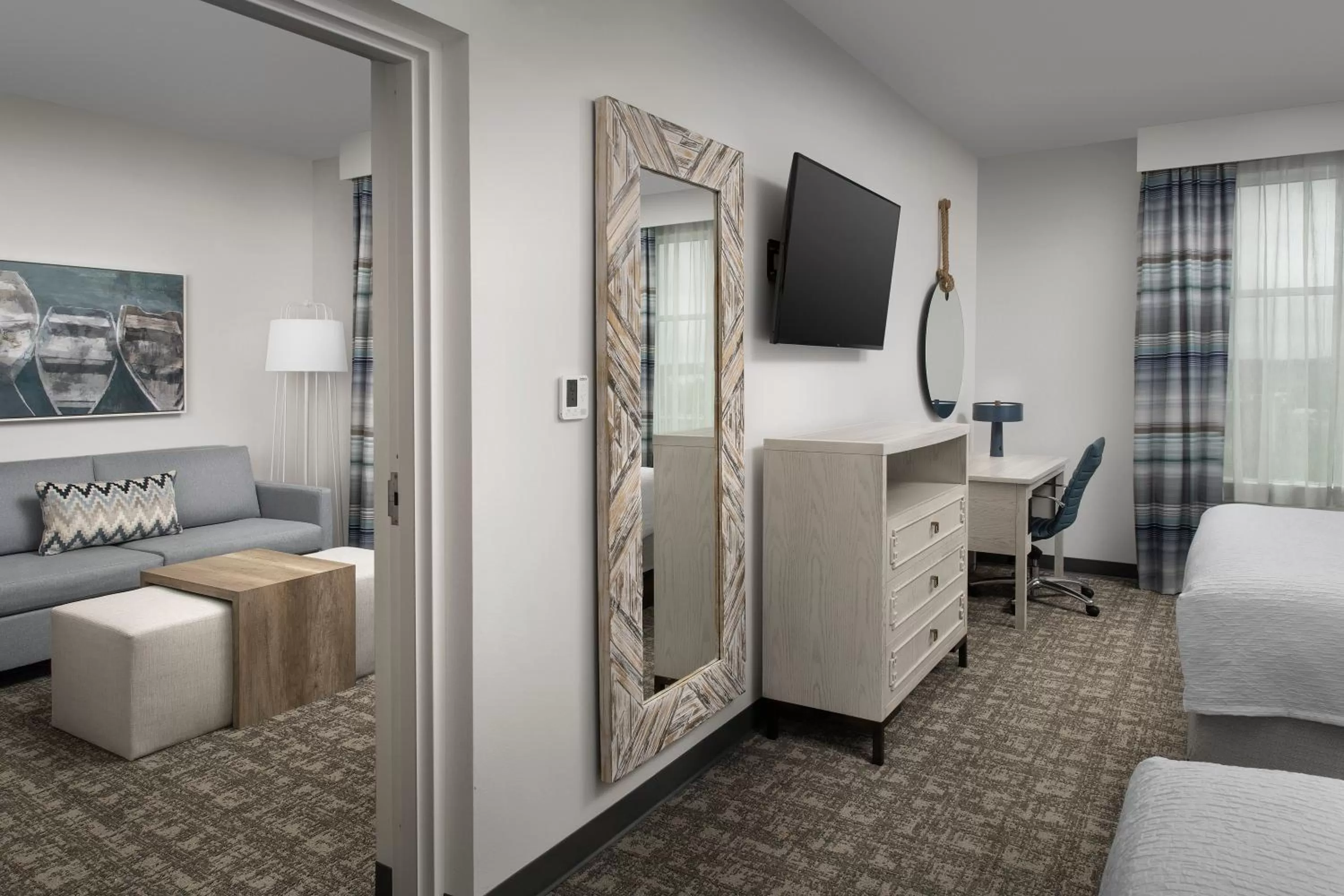 TV and multimedia, Bed in Homewood Suites By Hilton Destin