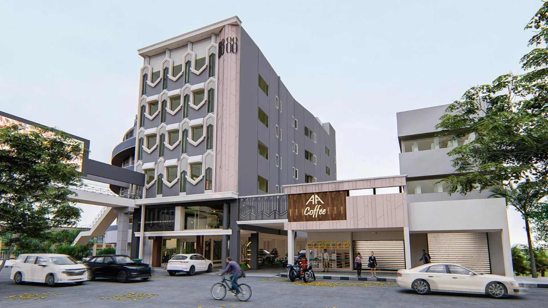 Property building in Hotel 88 Alun Alun Bandung By WH