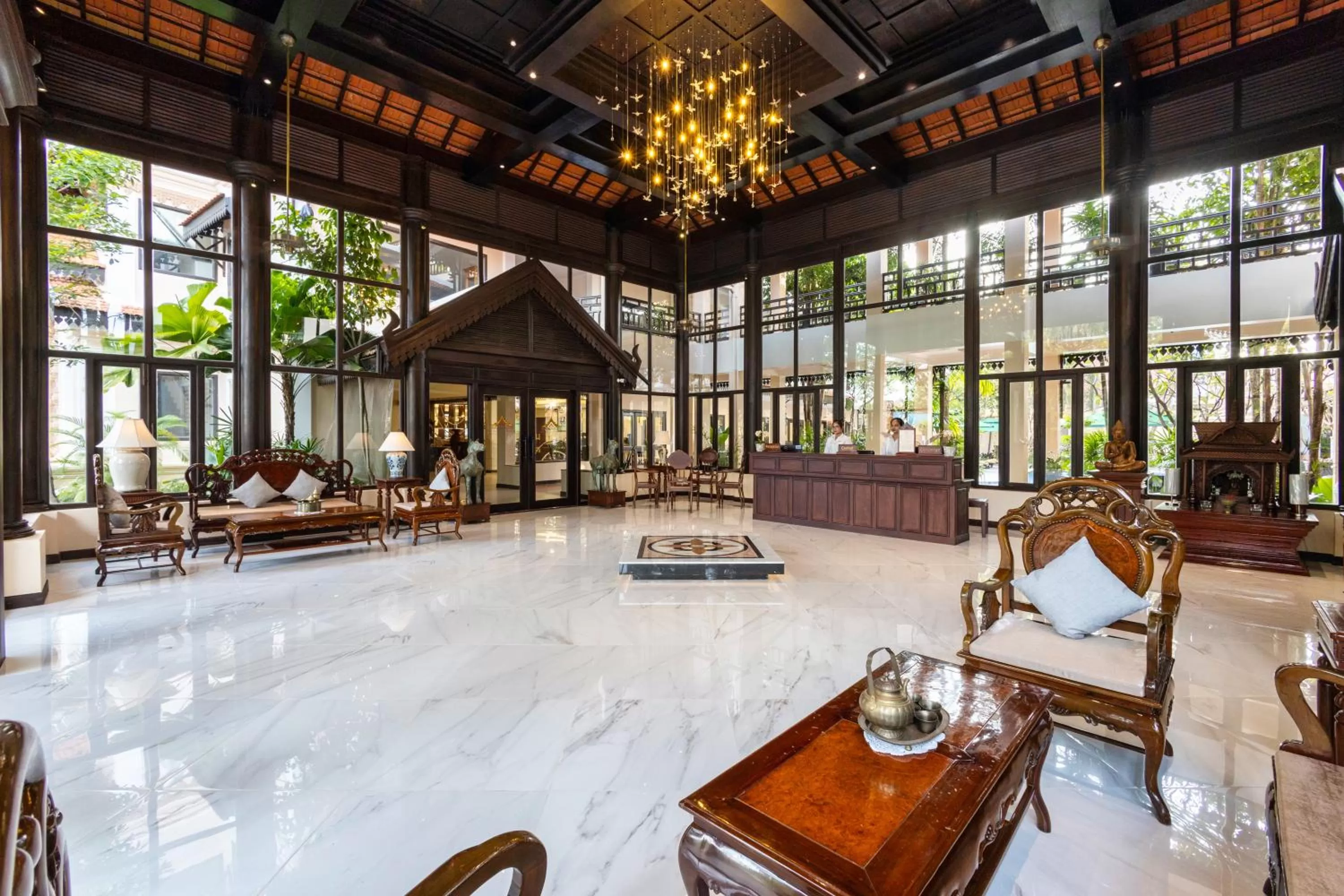Lobby or reception in Saem Siemreap Hotel