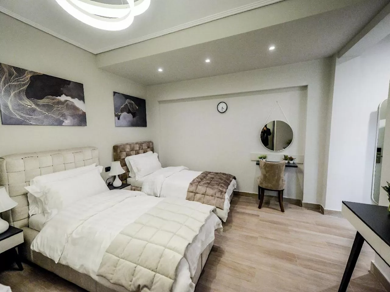 Bed in Hotel Vila Tirana