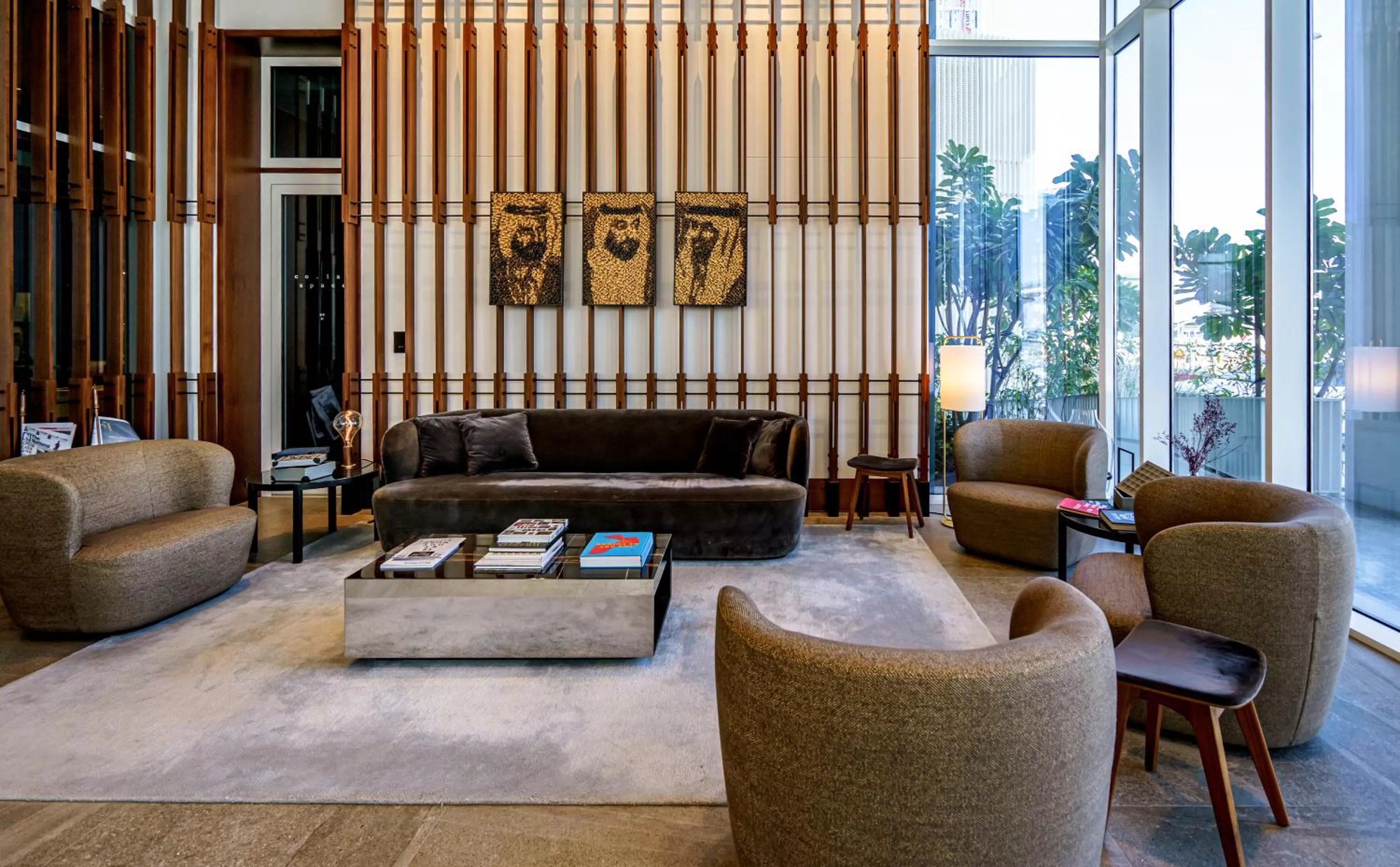 Seating area in FORM Hotel Al Jaddaf, Dubai, a Member of Design Hotels