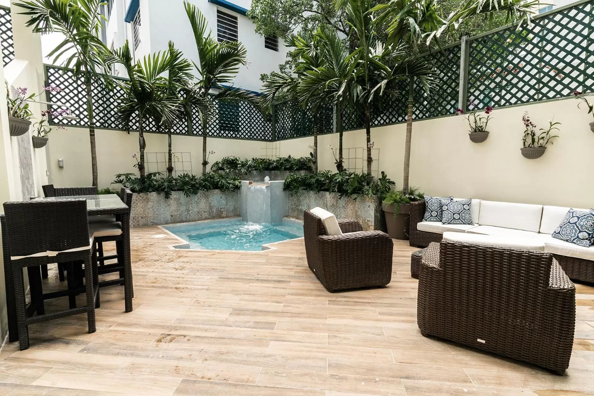 Patio in Casa Wilson Inn