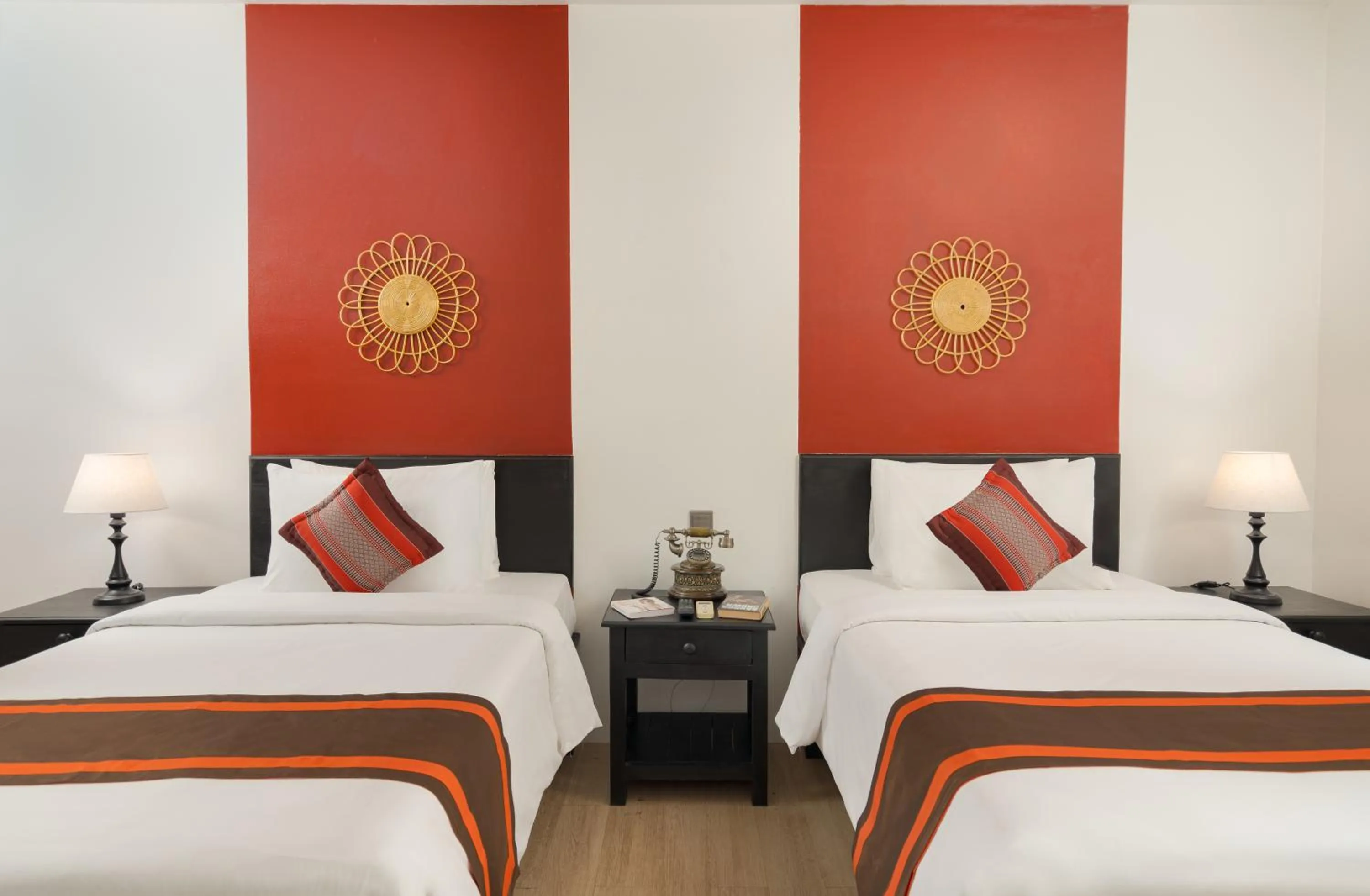 Bed in Pandora Suite D'Angkor