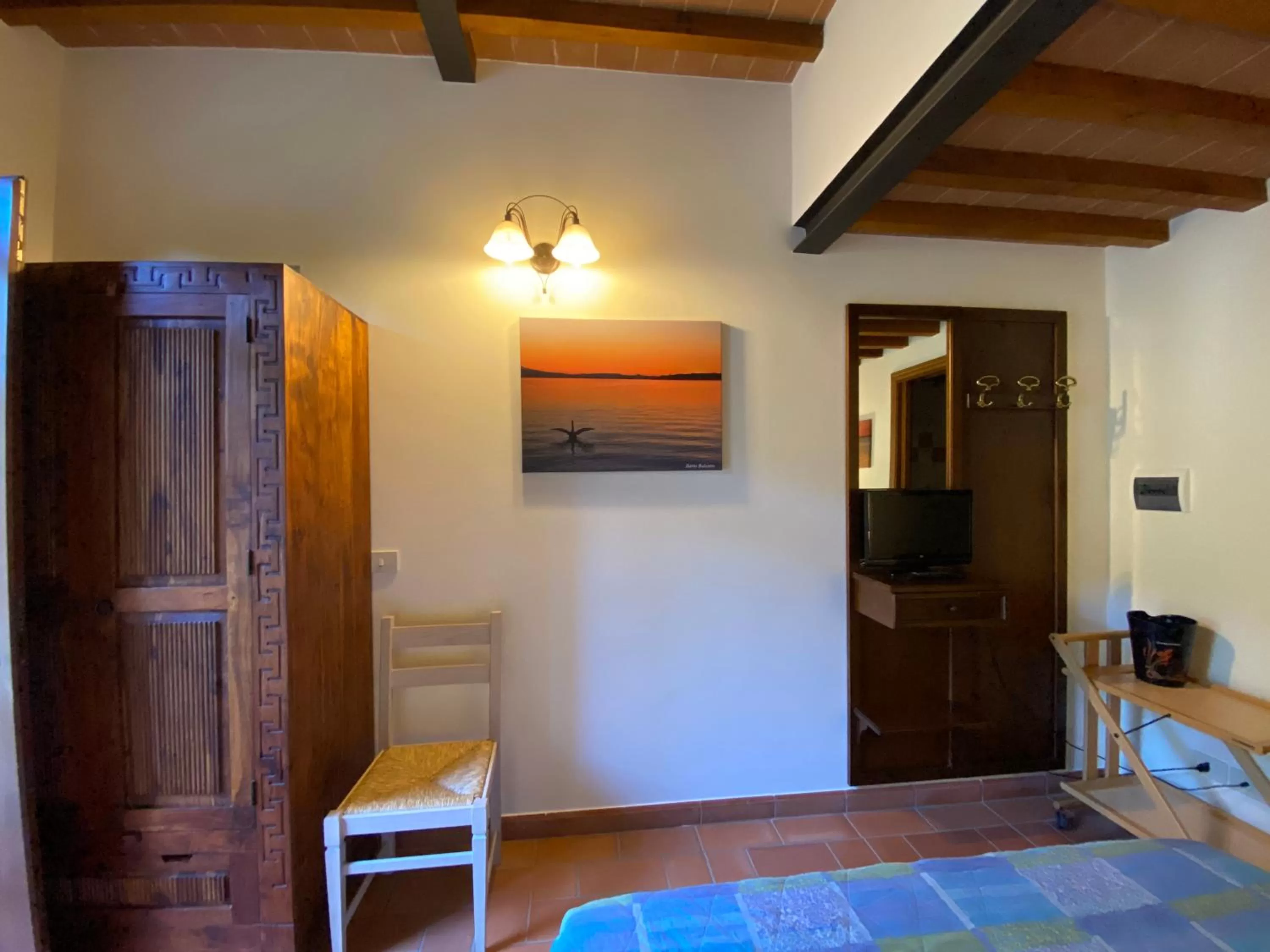 Living room, Bed in Agriturismo Tenuta Badia