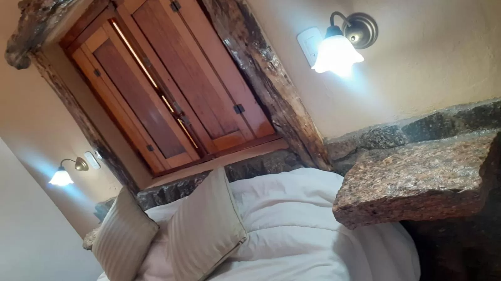 Bed in Hotel Hacienda Casa Blanca