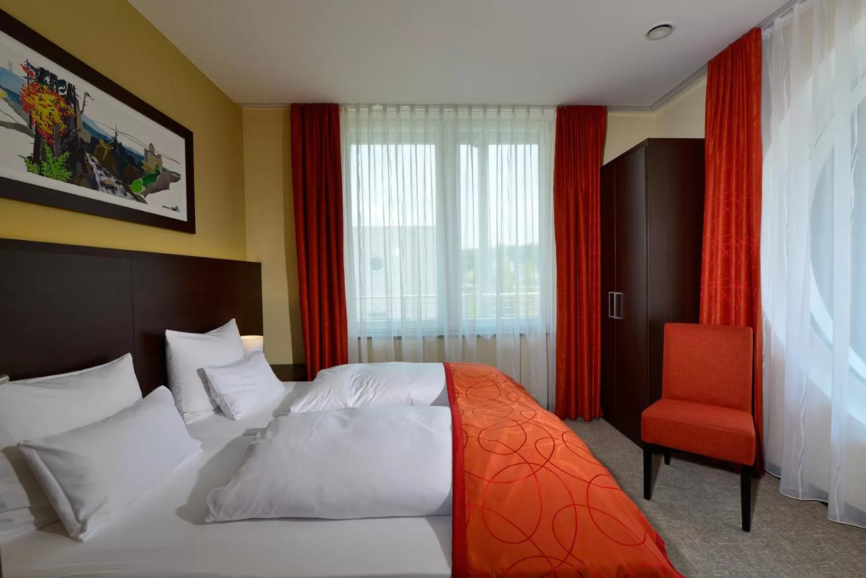 Photo of the whole room, Bed in Aribo Hotel