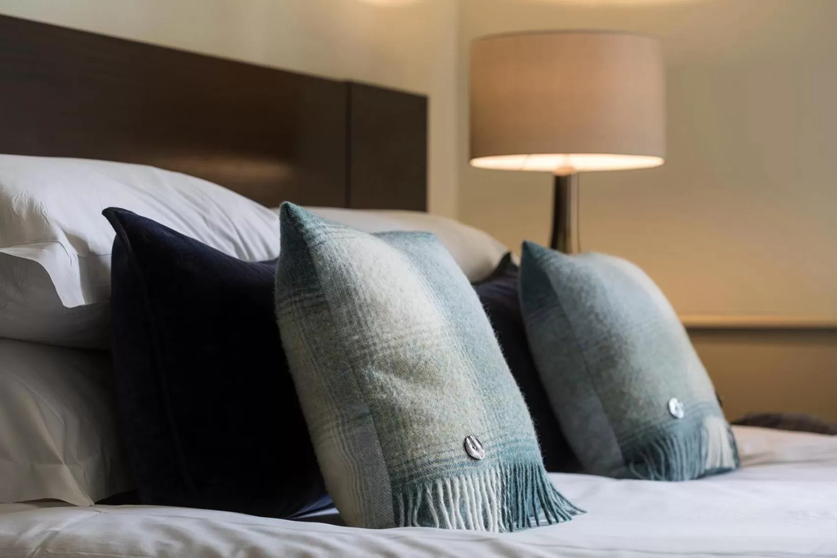 Decorative detail, Bed in Nether Abbey Hotel
