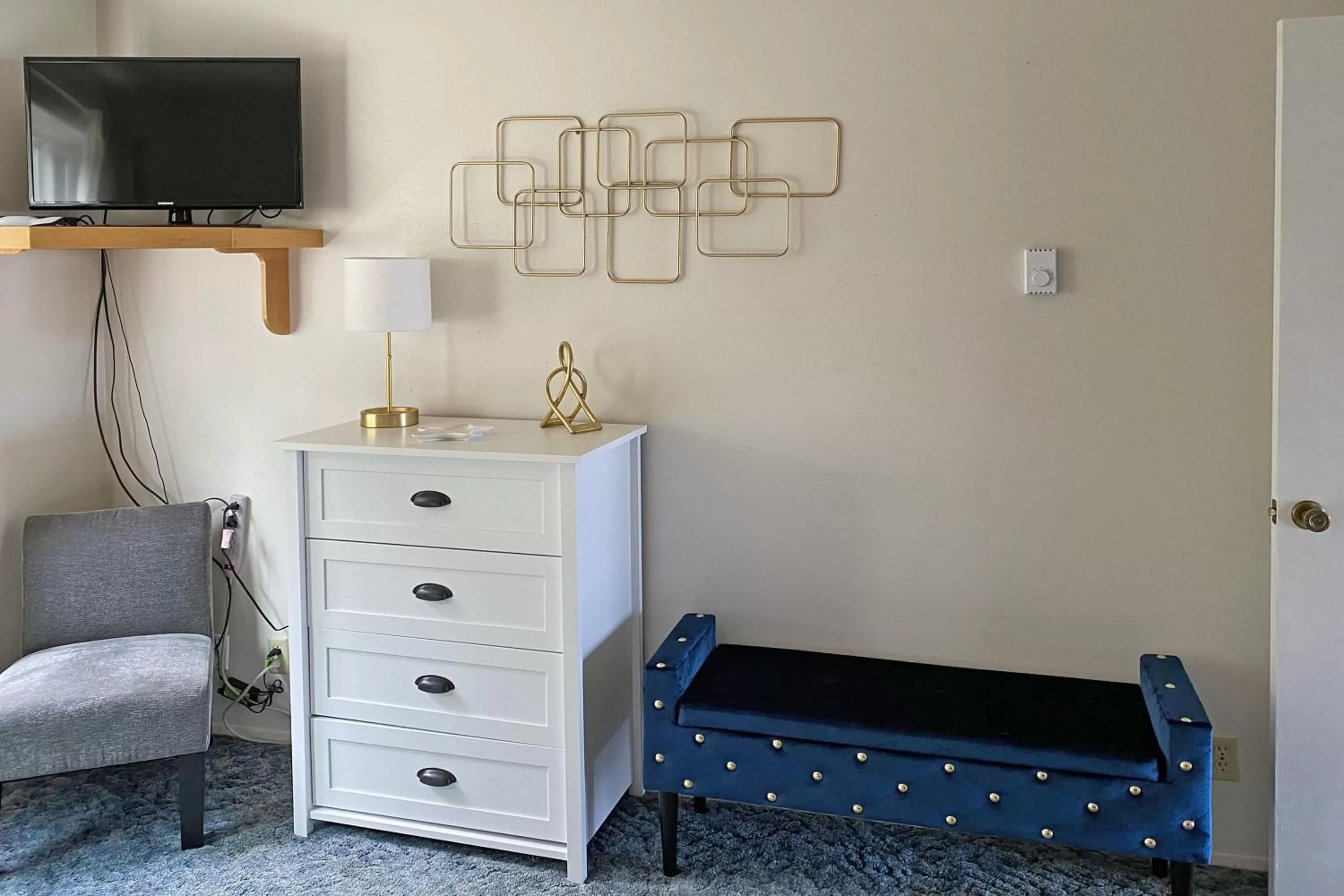 Bedroom, TV/Entertainment Center in Ocean Terrace Condominiums