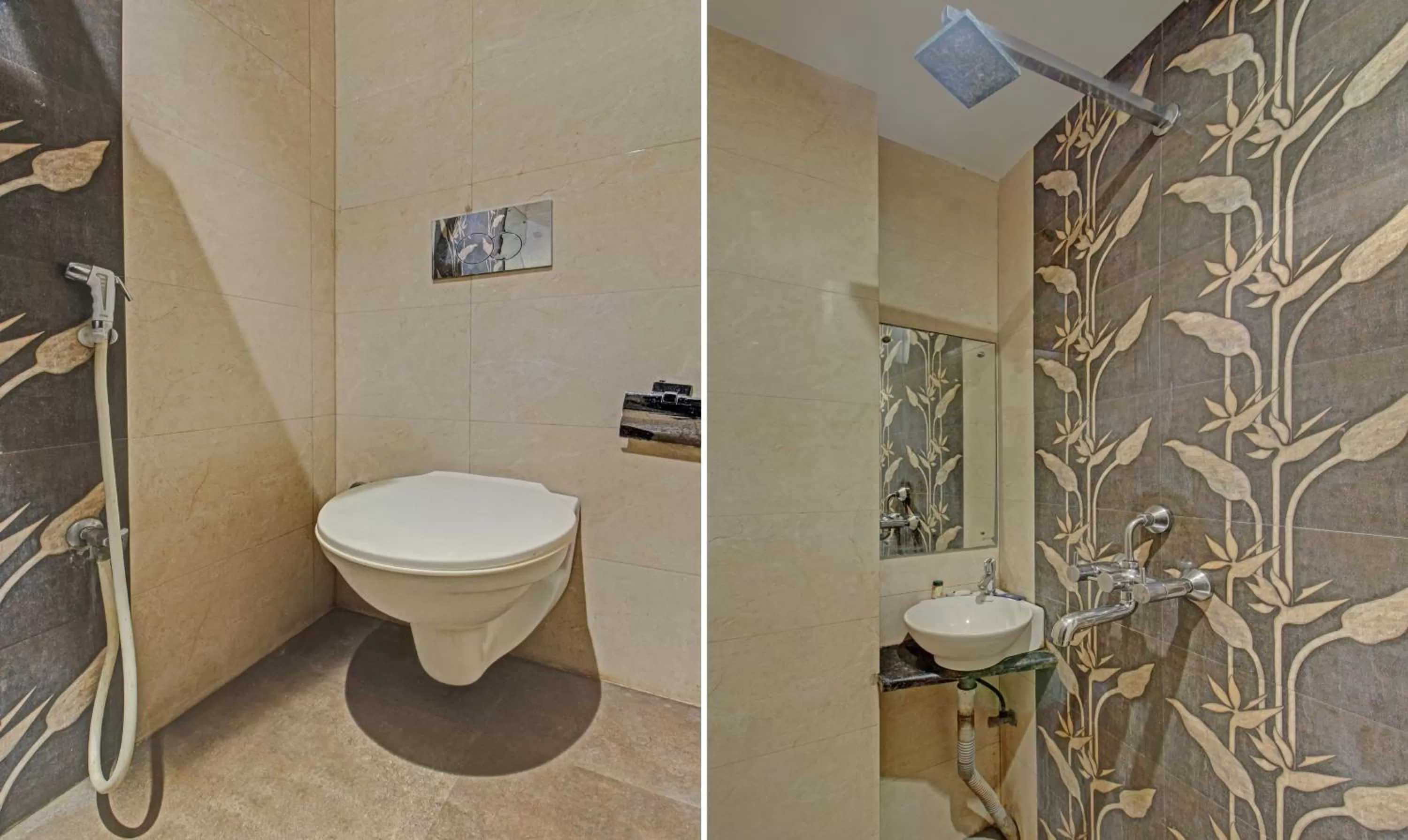 Bathroom in Treebo Trend Glassotel Ruby