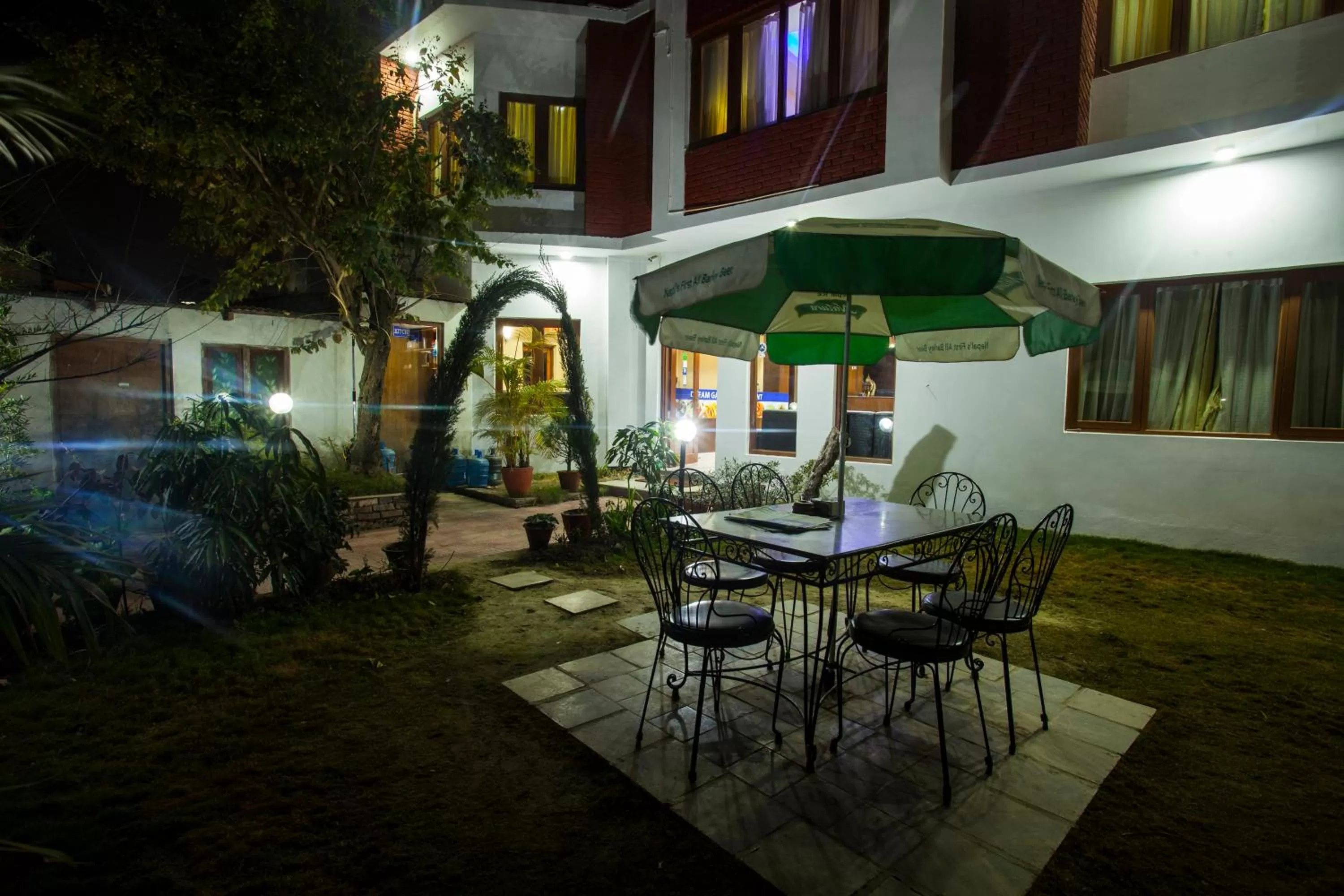 Garden view in Hotel Dream City