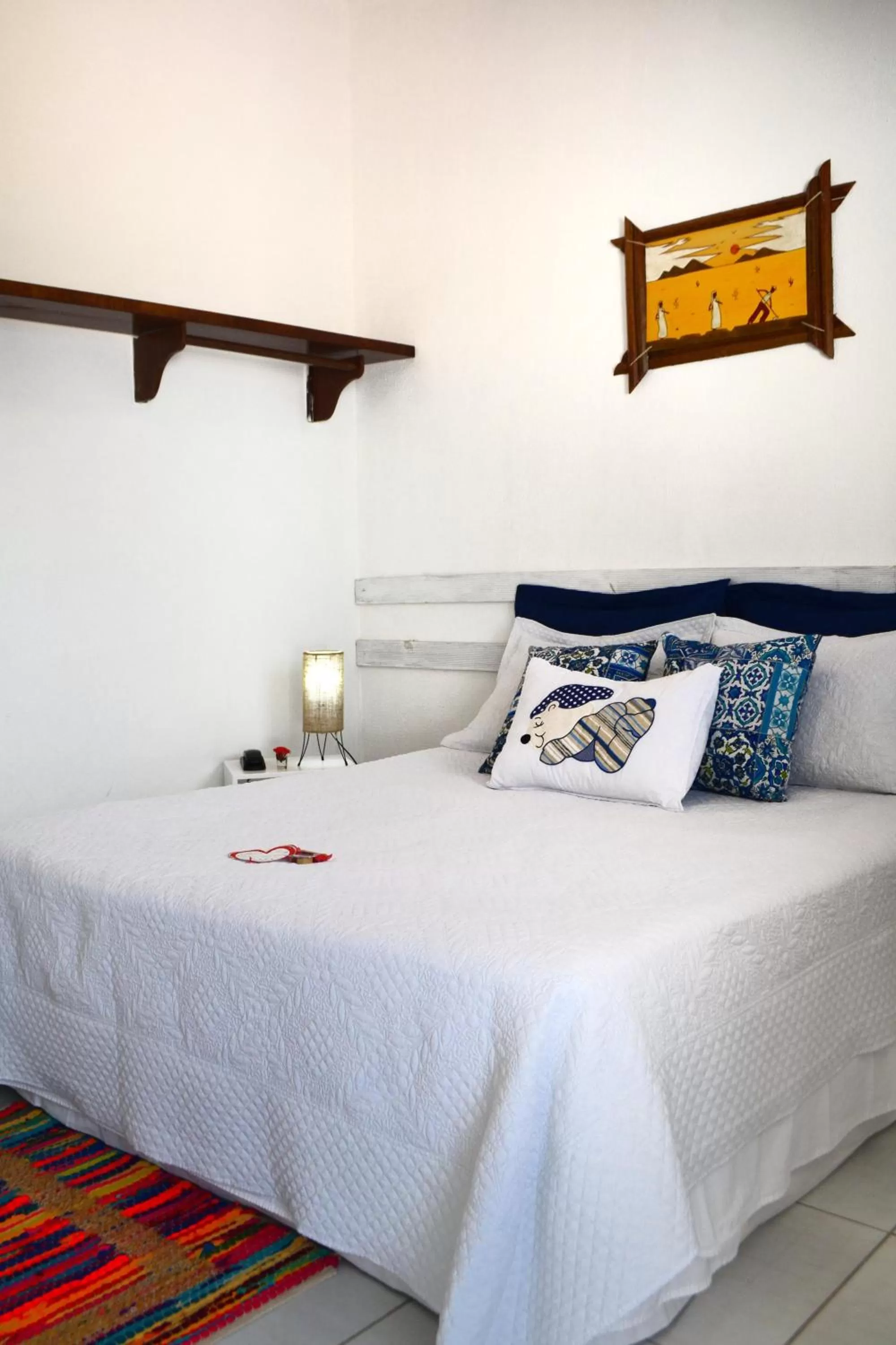 Bed in Pousada America do Sol