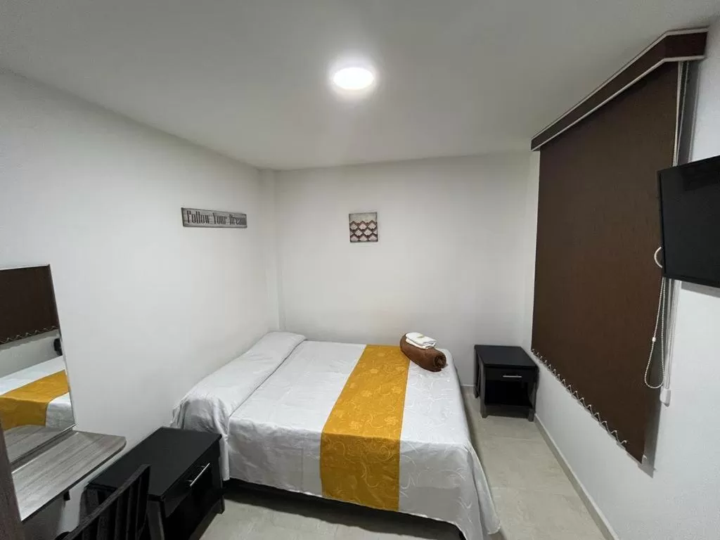 Bed in Hotel Cafe Estrella