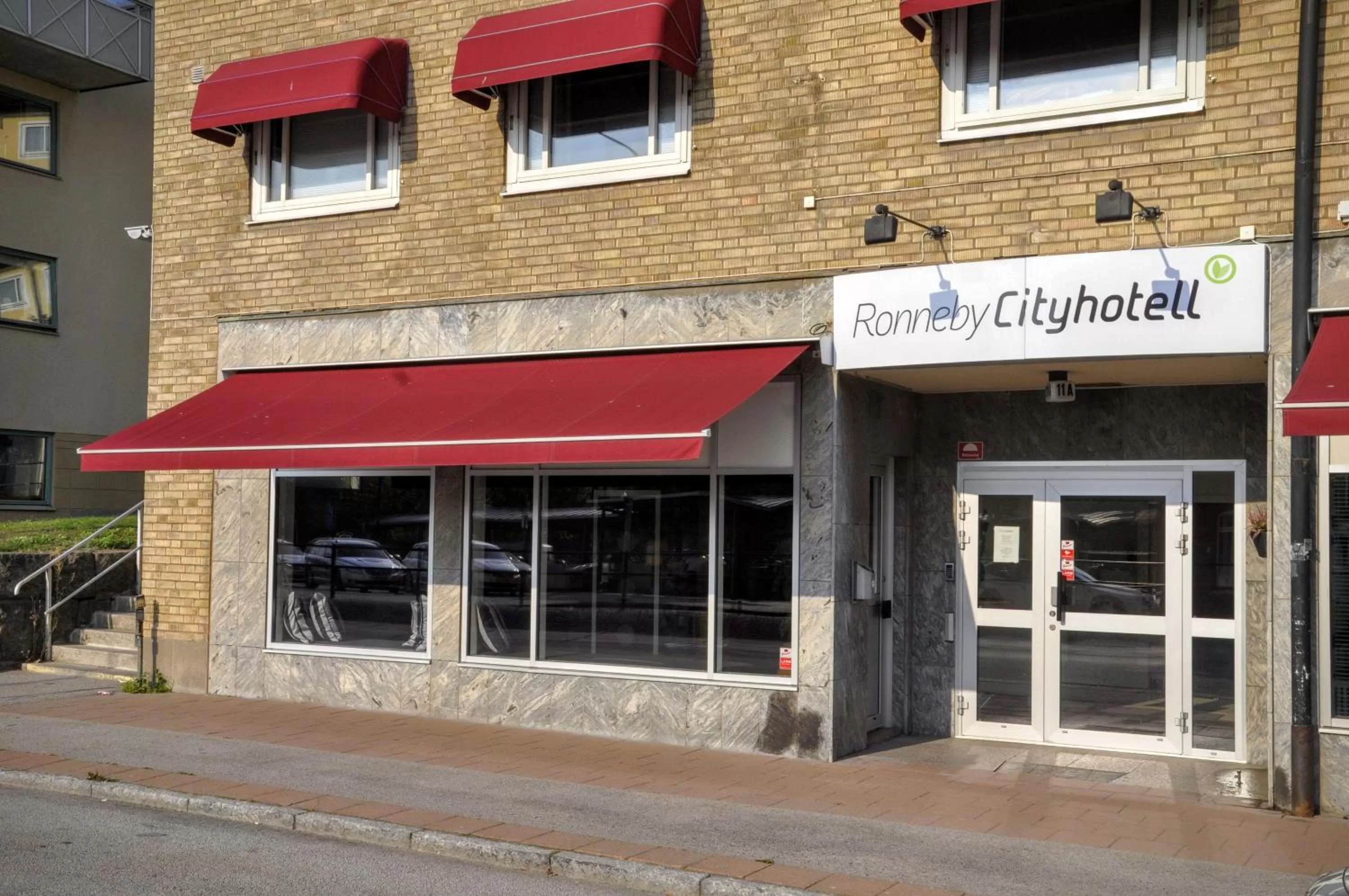 Facade/entrance in Ronneby Cityhotell