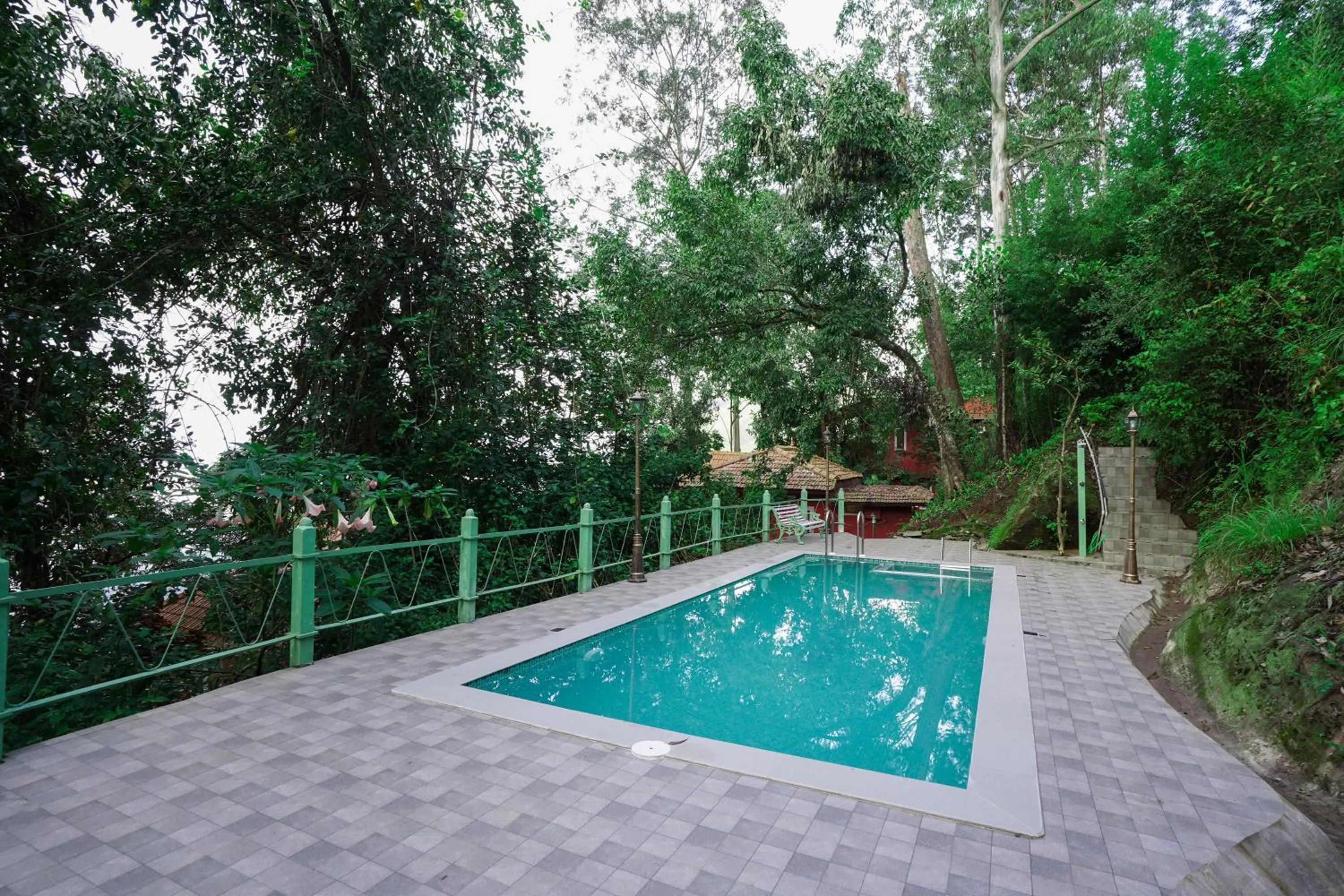 Swimming pool in Tea Valley Resort, Munnar