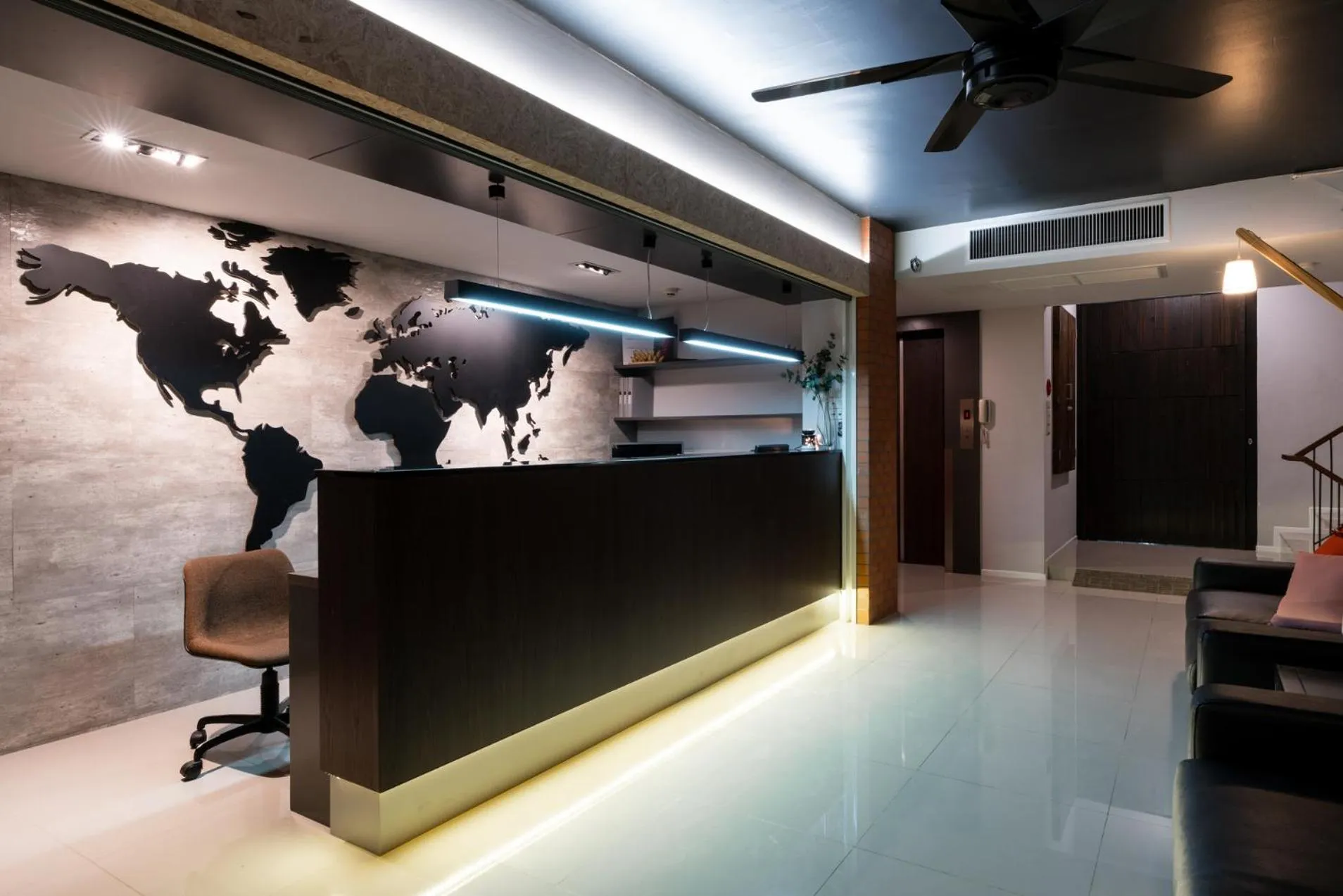 Lobby or reception in Kitzio House Hotel Huai Kwang