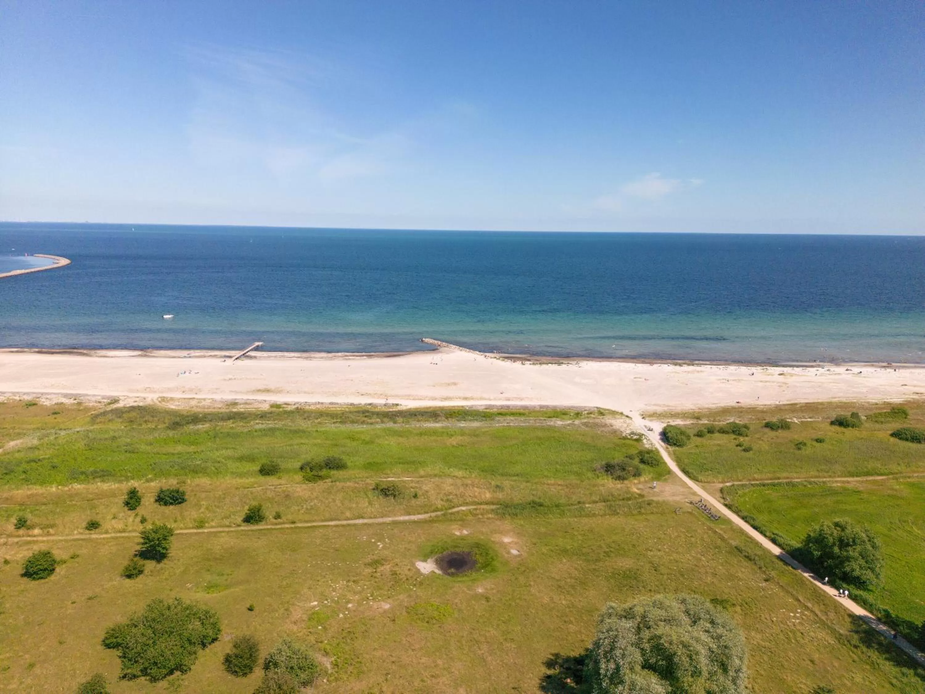 Beach in Comwell Køge Strand
