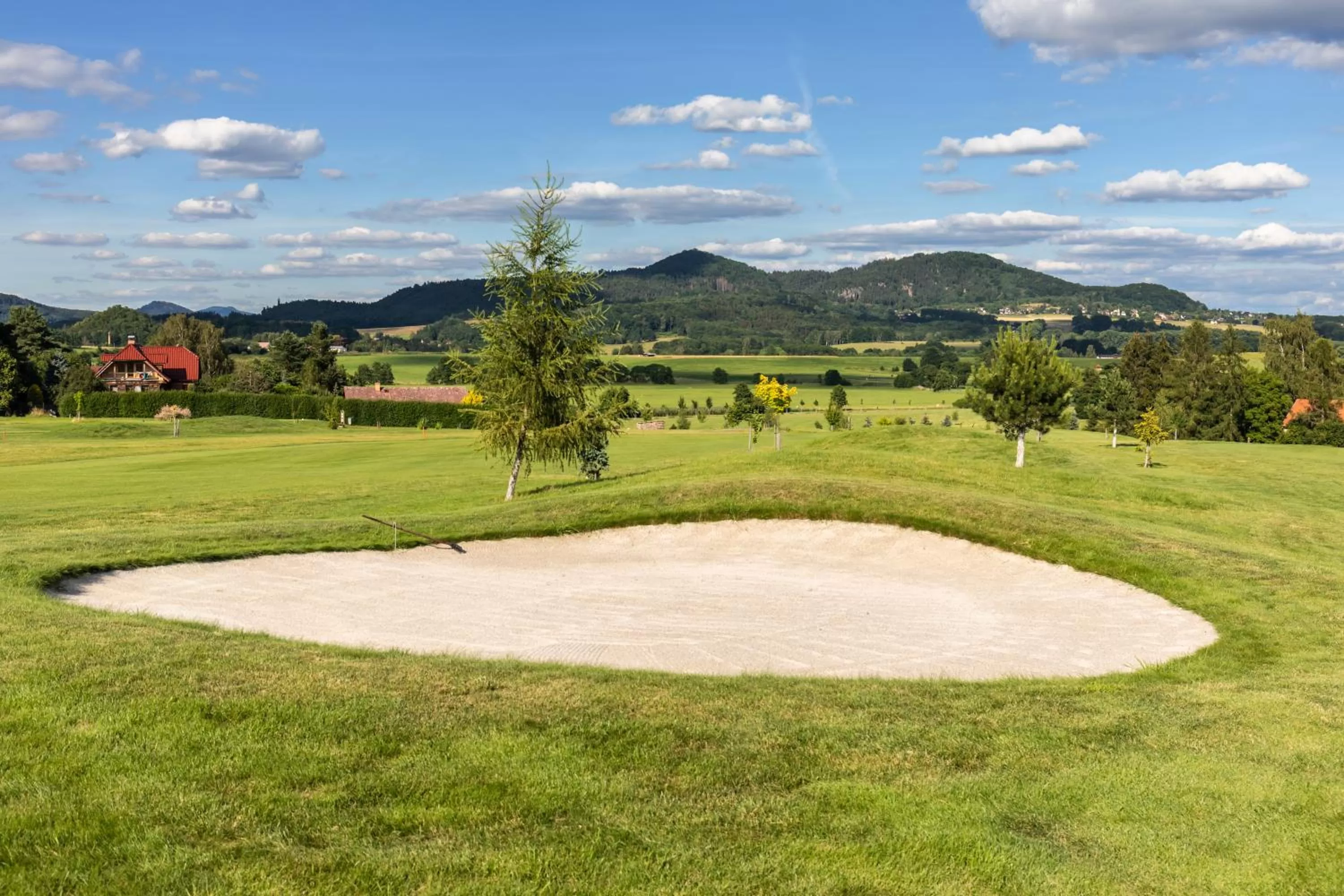 Natural landscape in Golf Resort Česká Lípa