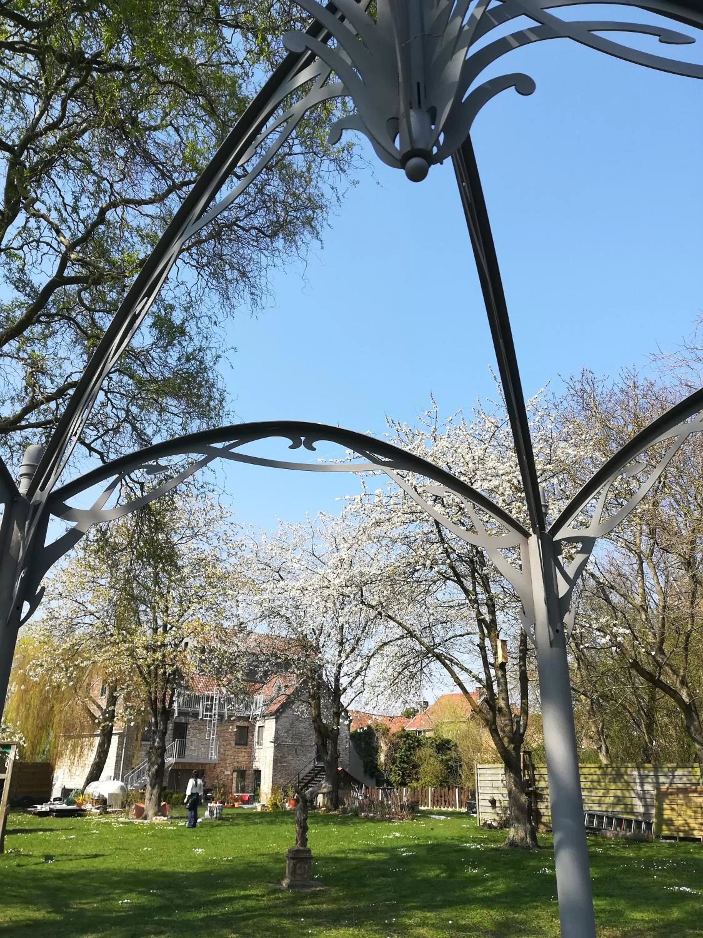 Garden in B&B De Dubbelmolen
