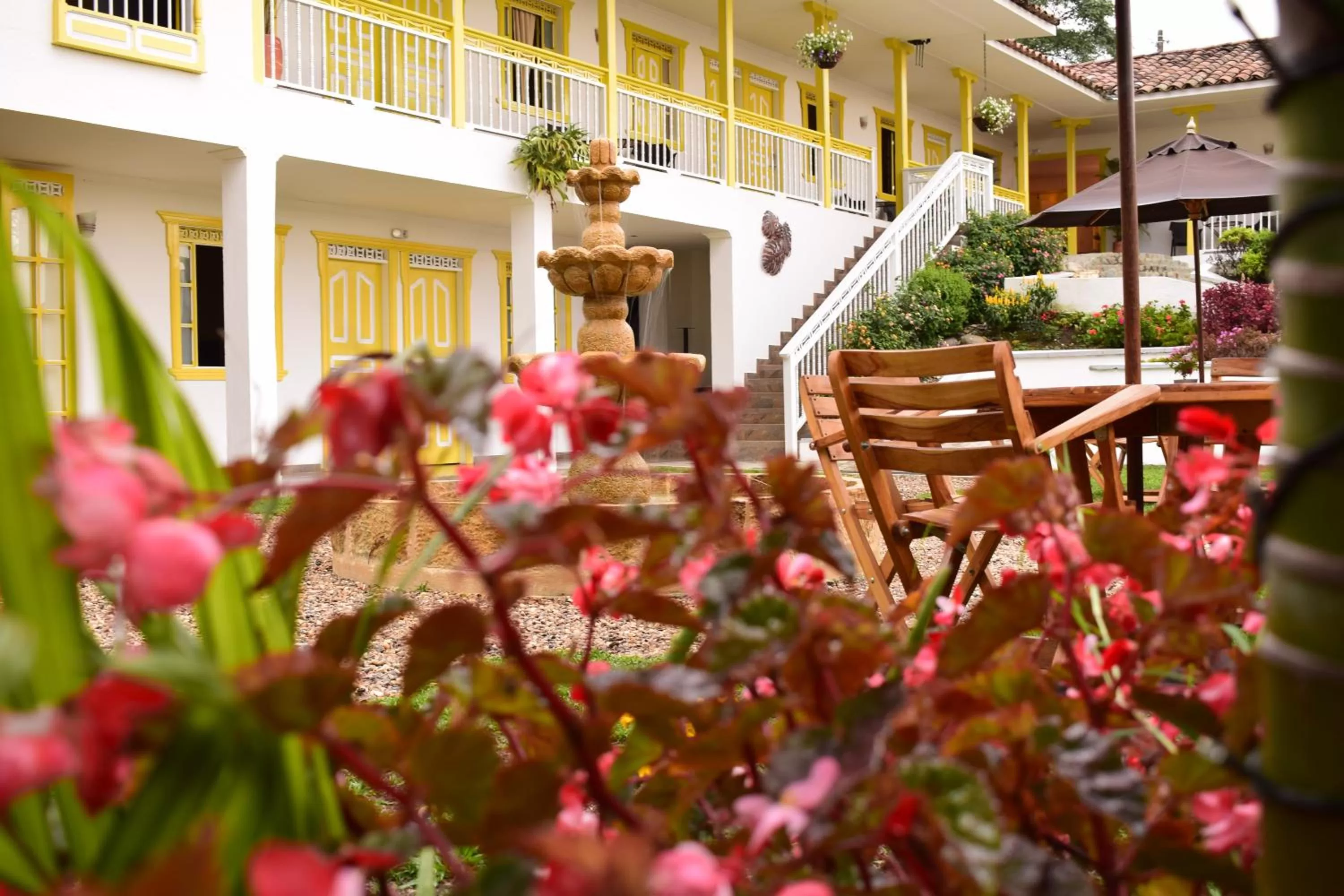 Garden view in Hotel Salento Plaza