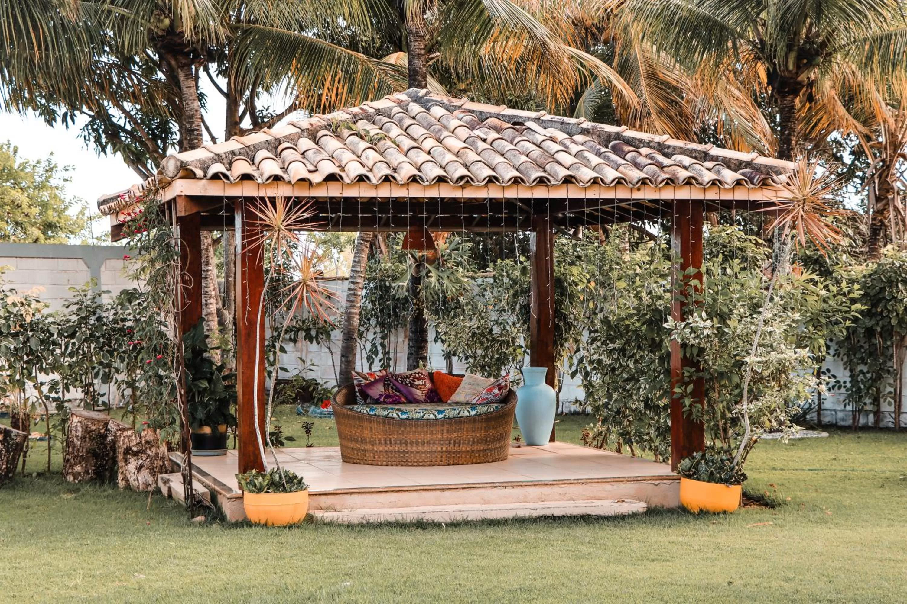 Garden in Pousada e Chale Porto Paraiso