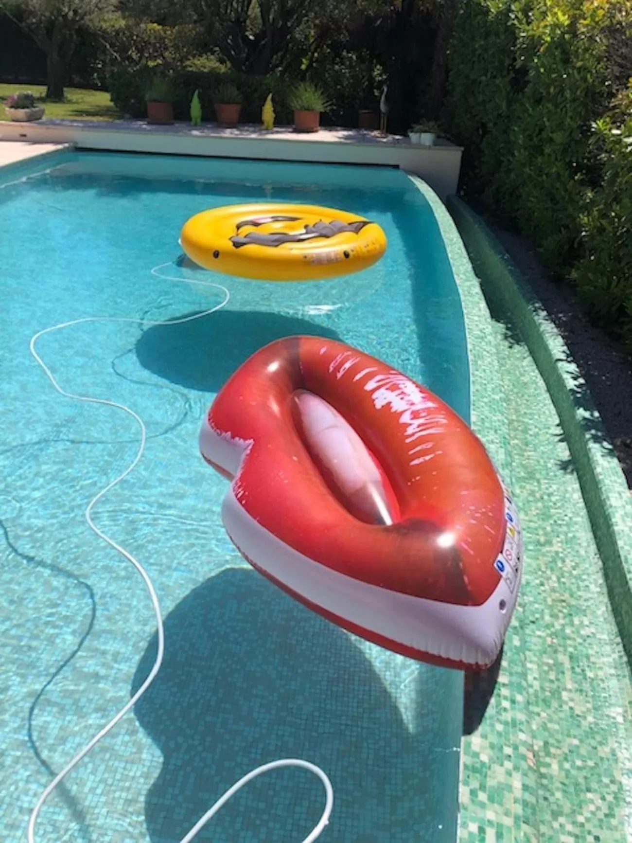 Pool view in villa santa rita