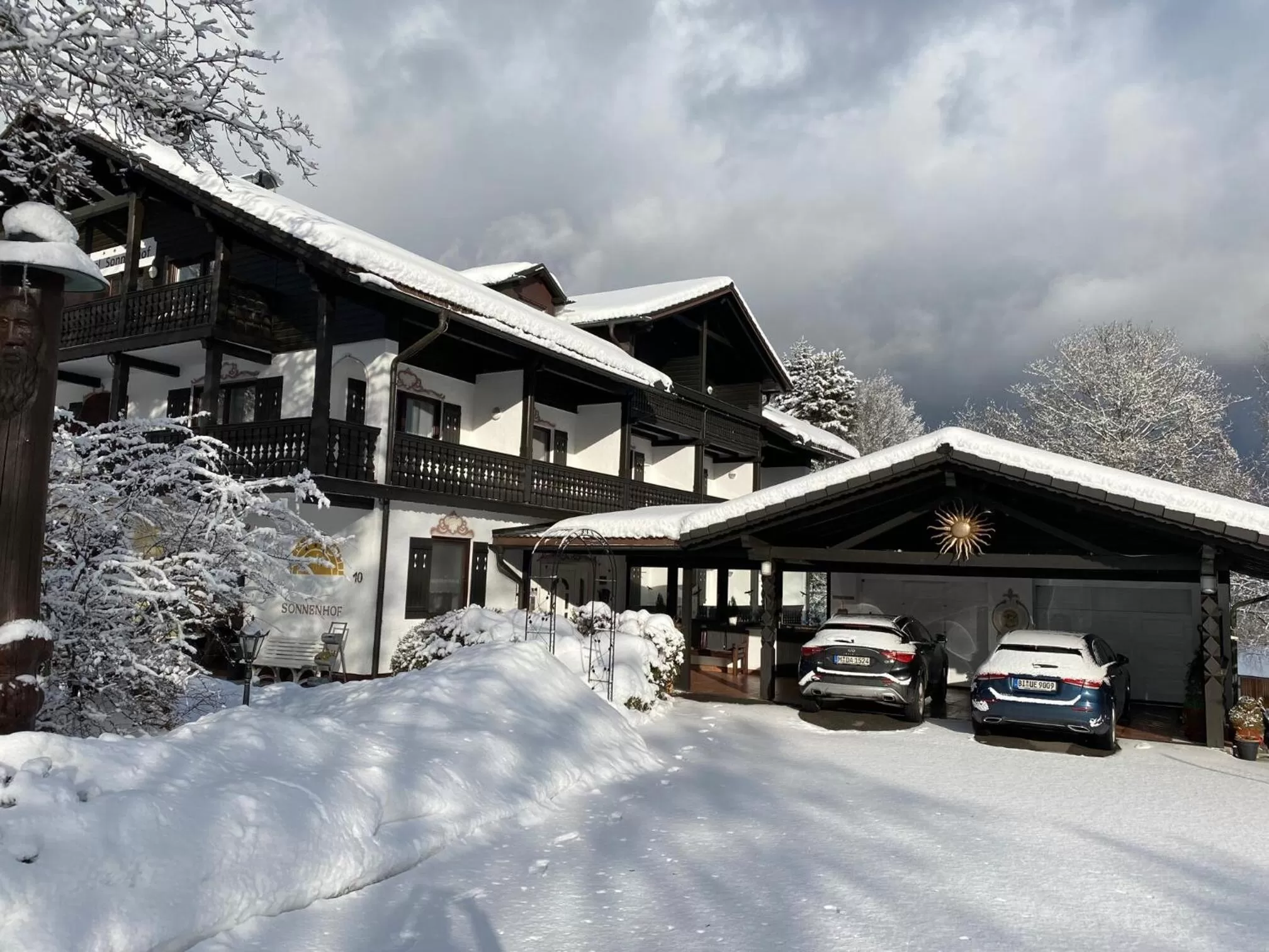 Property building, Winter in Hotel Sonnenhof - Superior
